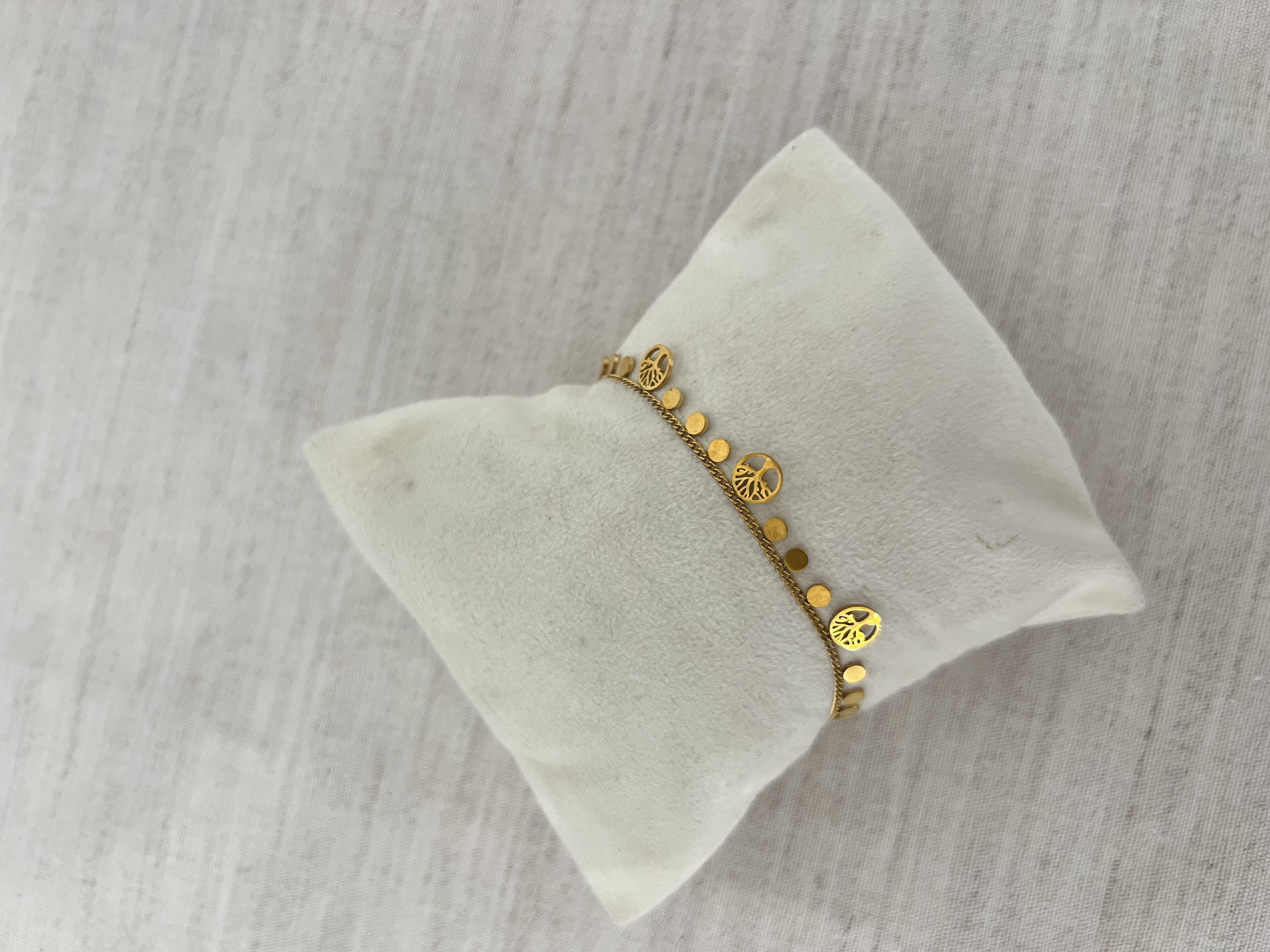 Pulseira em aço inoxidável