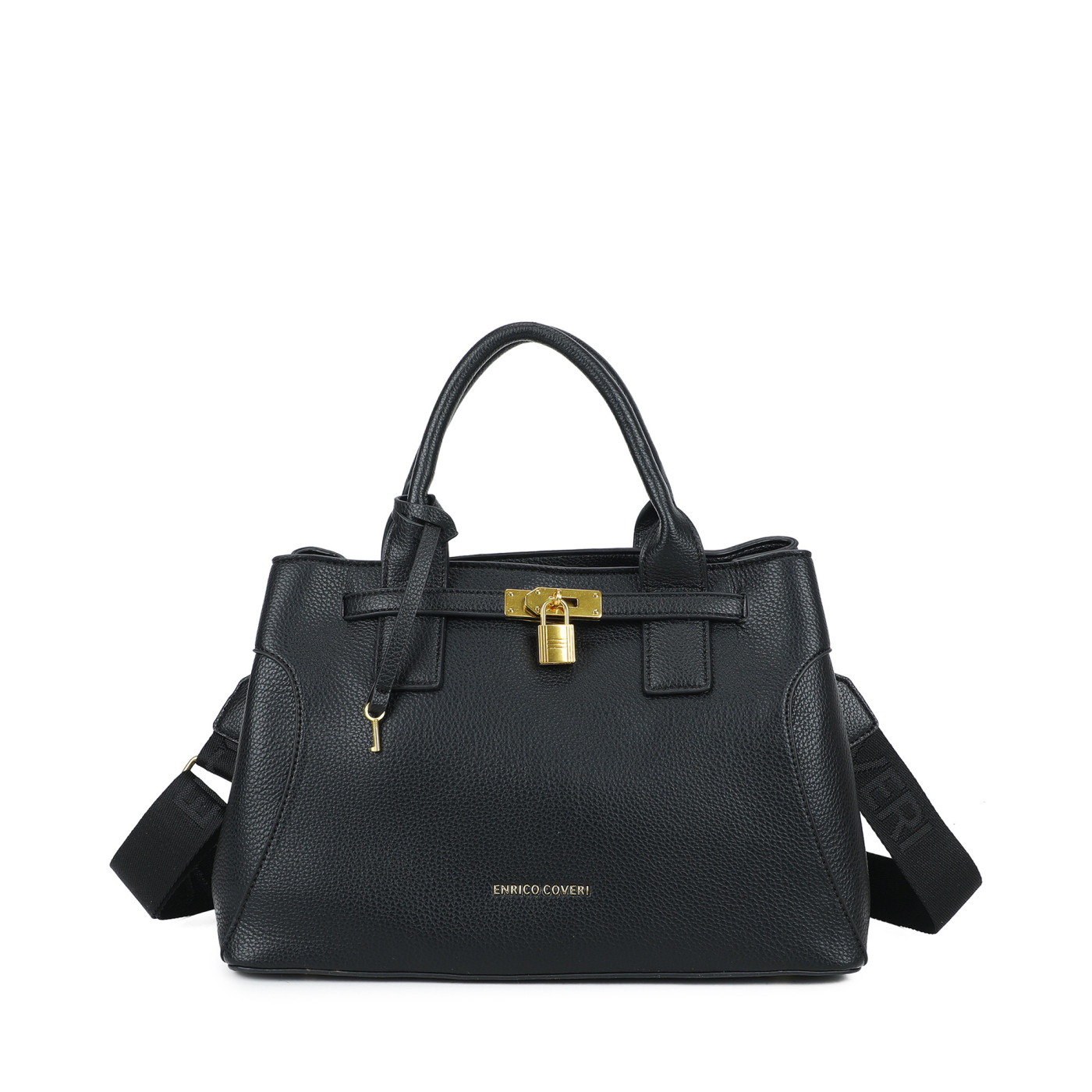 MALA SHOPPER COM CADEADO DECORATIVO