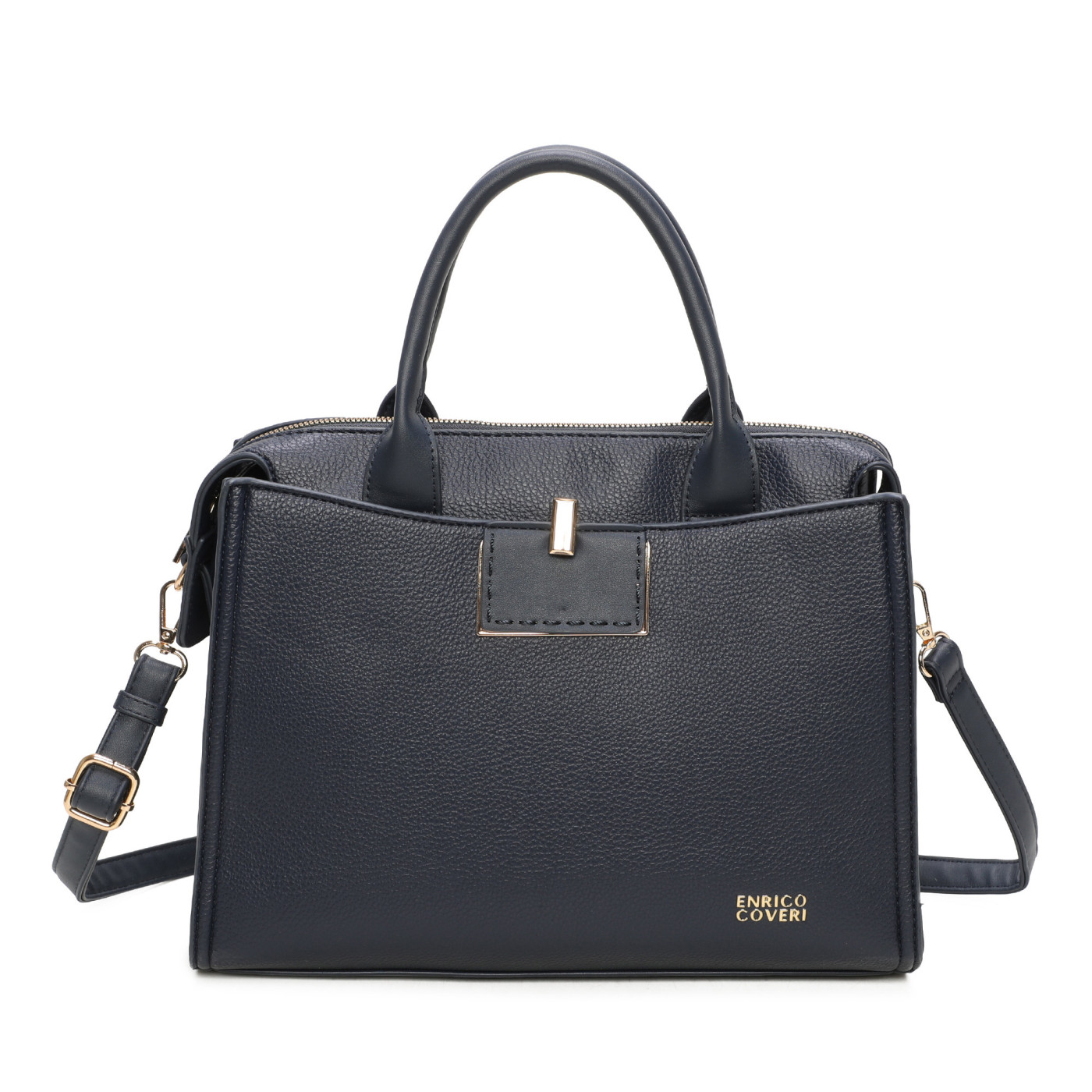 MALA SHOPPER COM DETALHE DOURADO