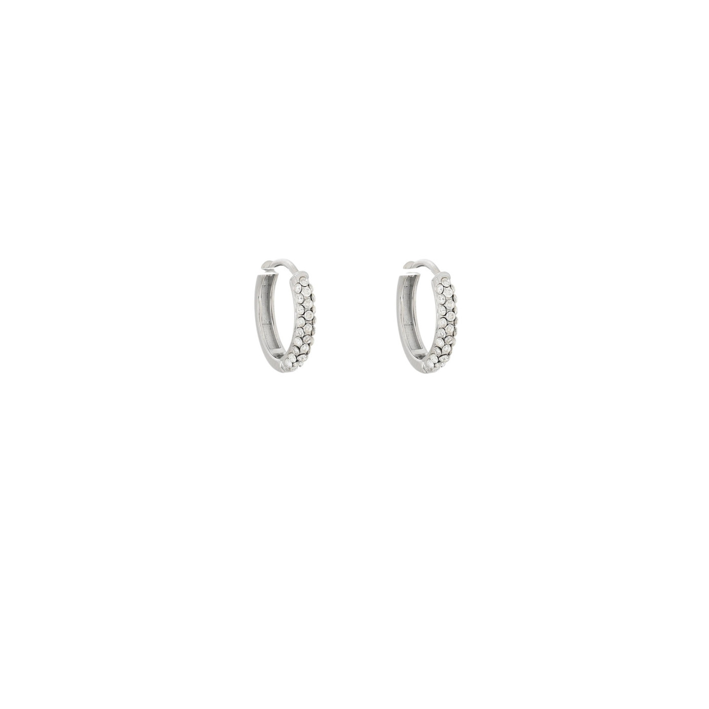 ARGOLAS DELICATE AÇO COM ZIRCÔNIAS