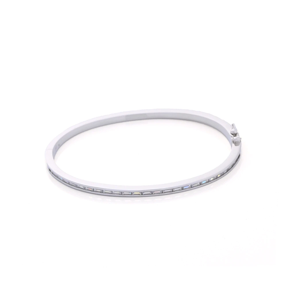 PULSEIRA RÍGIDA SEMI JÓIA COM ZIRCÔNIAS