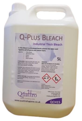 Q-Eco 5L Quattro Q-Plus Thick Bleach 5L