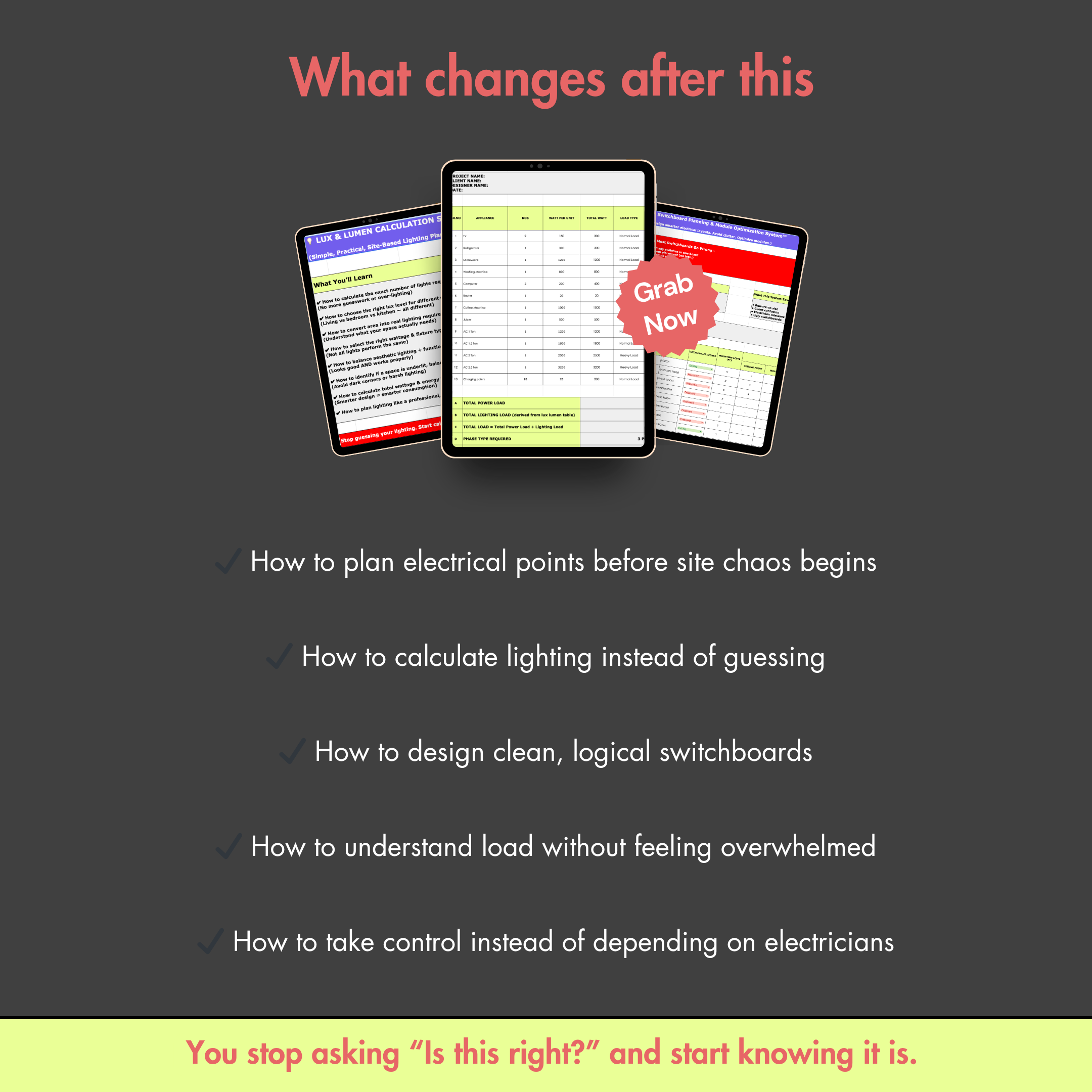 The Complete Electrical Execution Framework