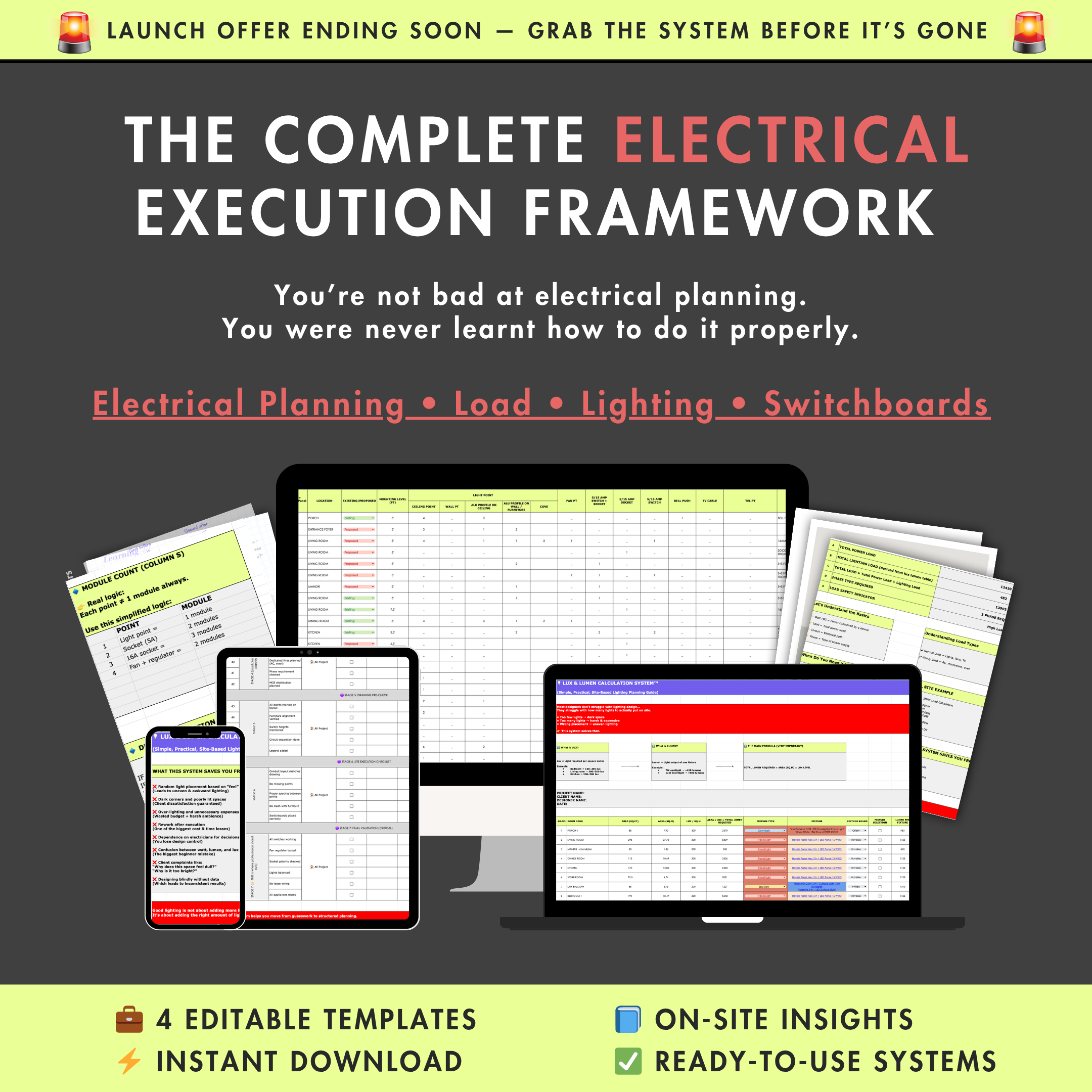 The Complete Electrical Execution Framework
