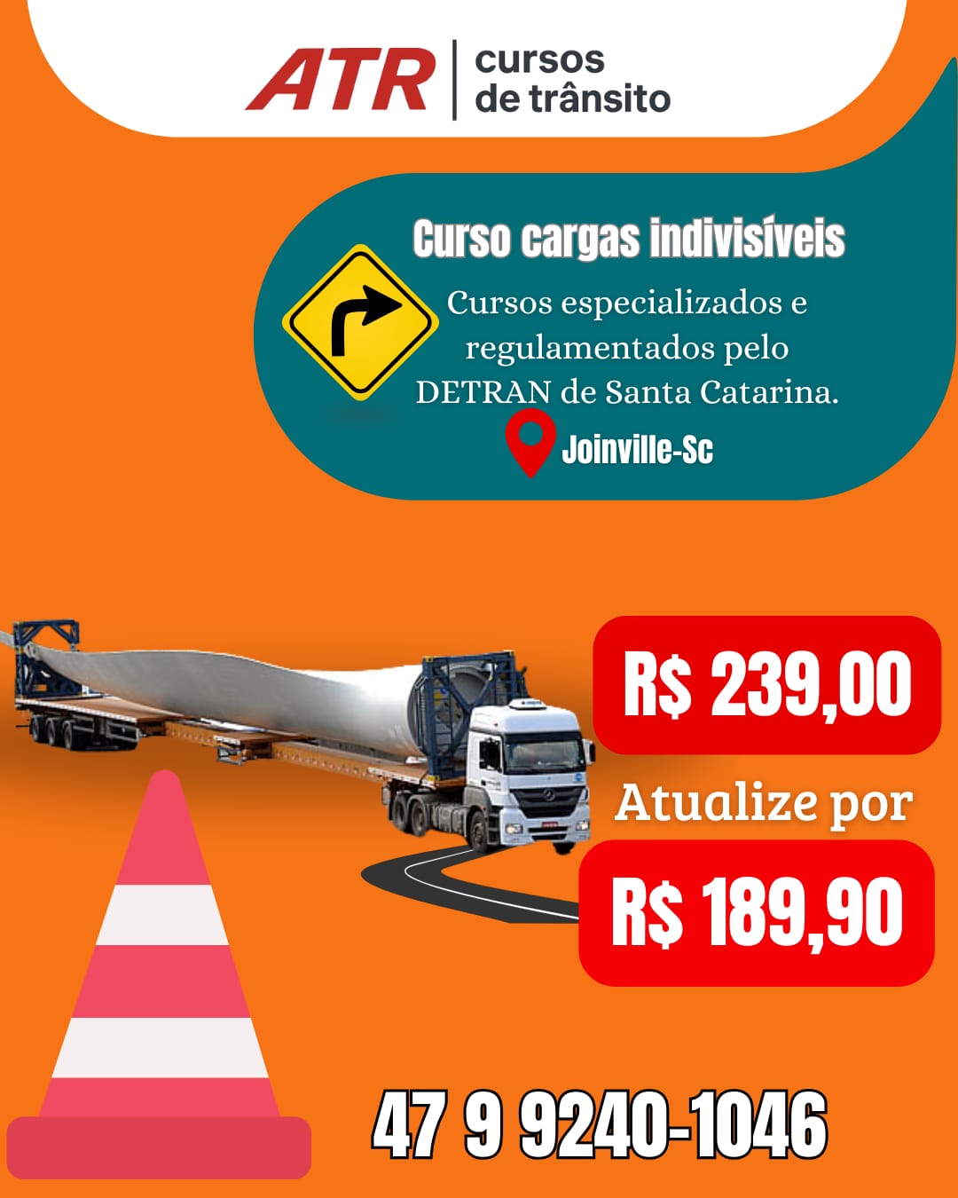 Curso carga indivisíveis 