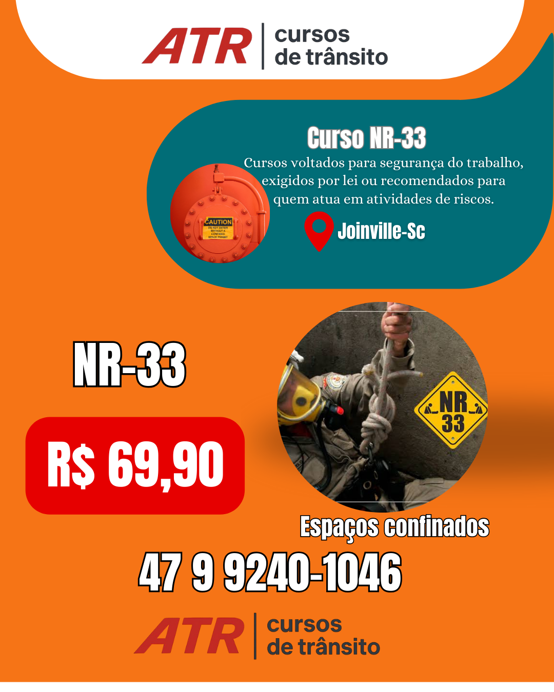 Curso NR-33 Espaços confinados 
