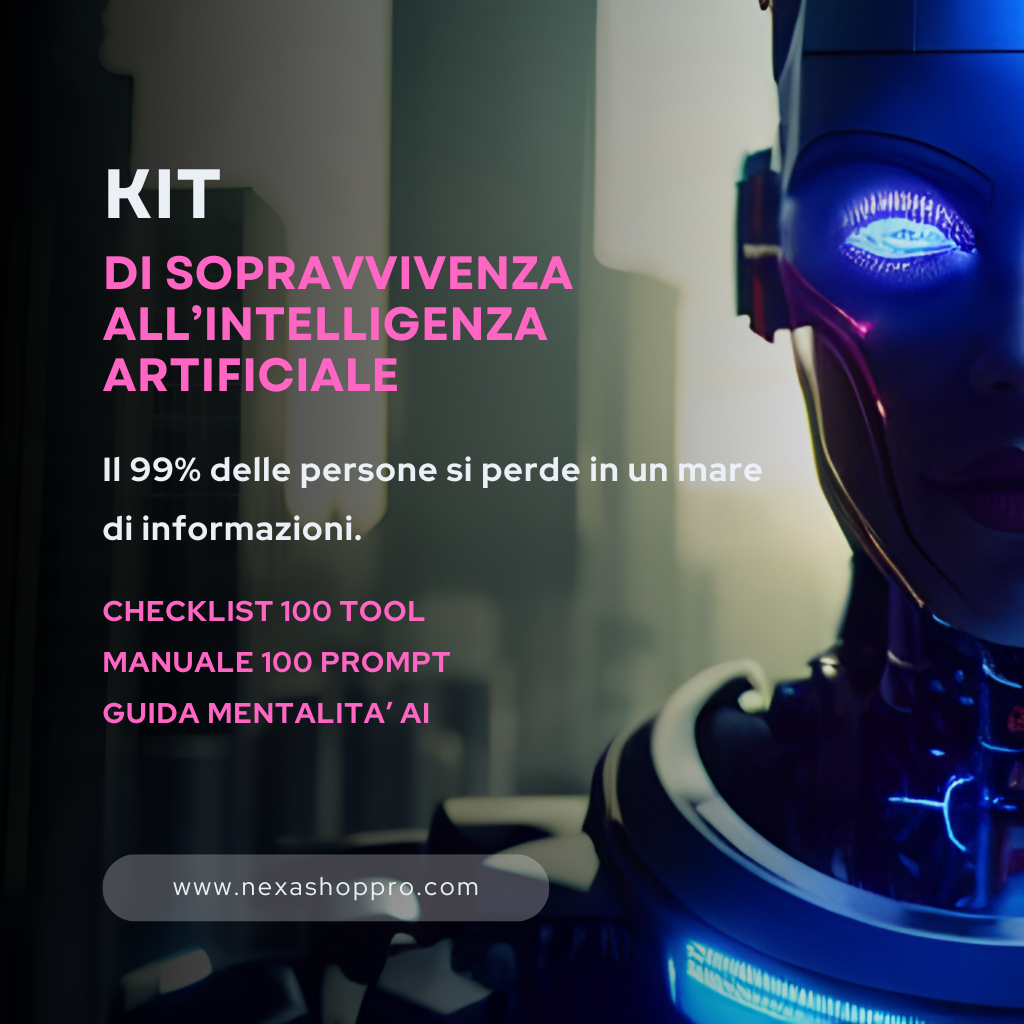 KIT DI SOPRAVVIVENZA ALL'INTELLIGENZA ARTIFICIALE