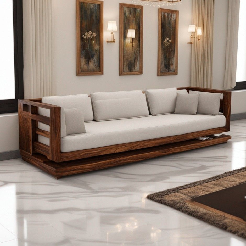 Modern Wooden Sofa