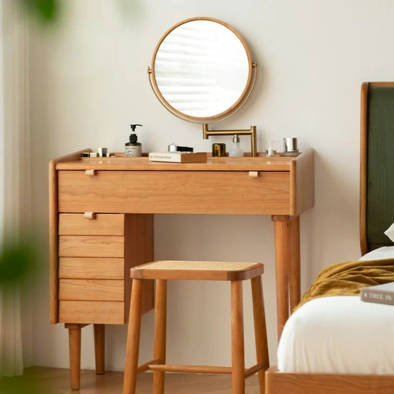 Wooden Dressing Table Set