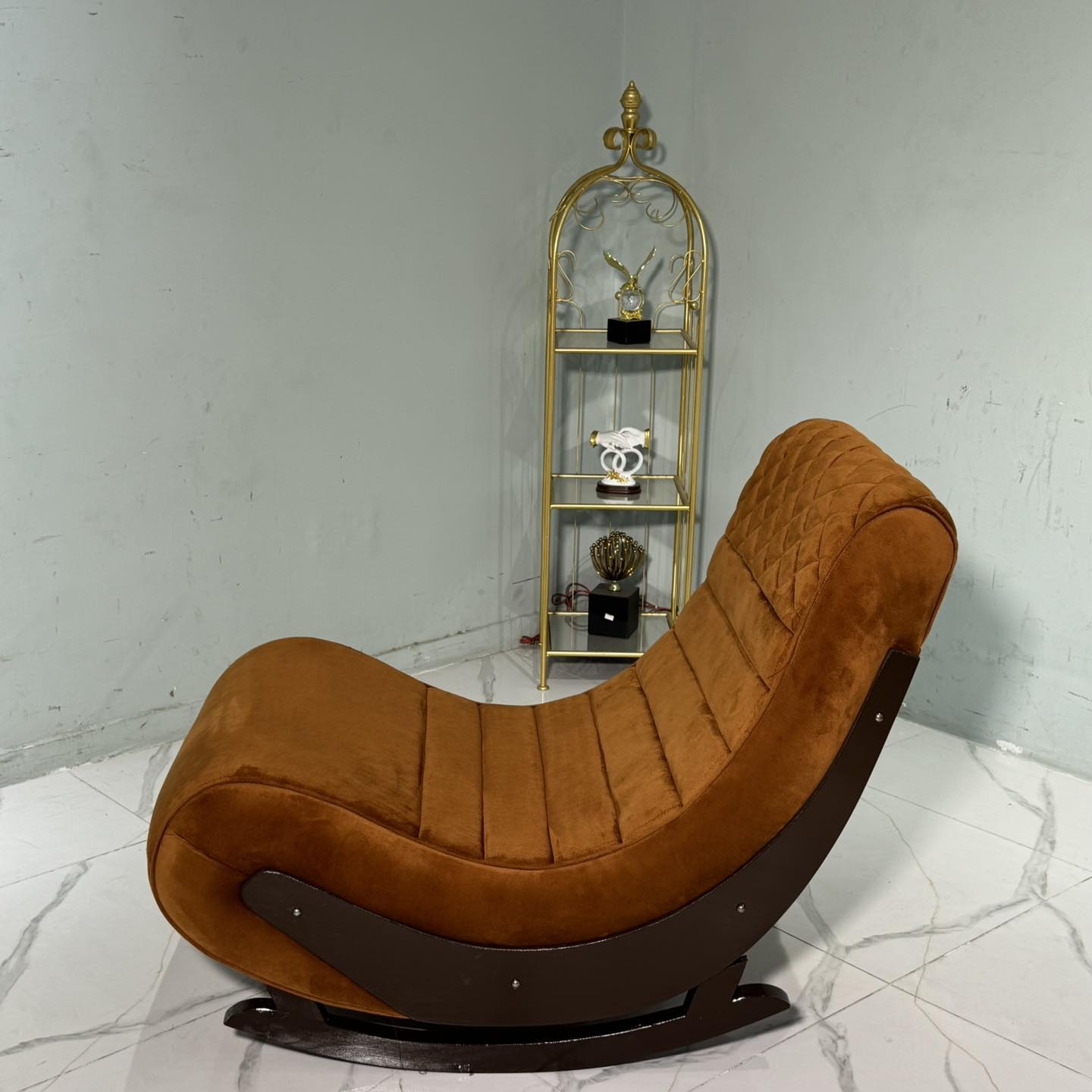 Modern Brown Rocking Chair