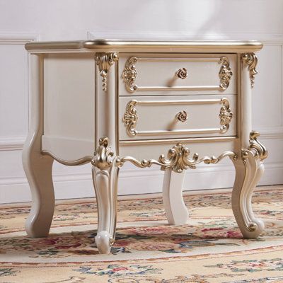 Vintage French Style Nightstand