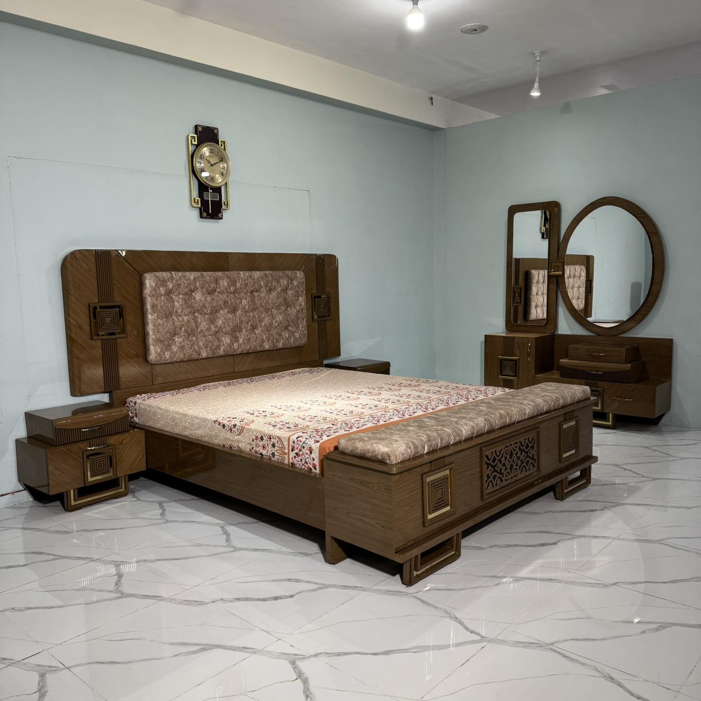 Modern Wooden Bedroom Set