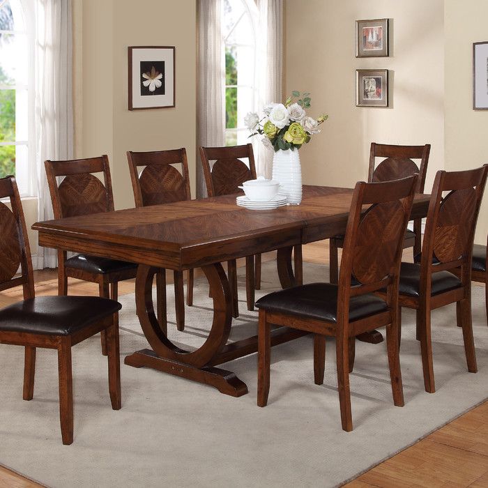 Elegant Wooden Dining Table Set