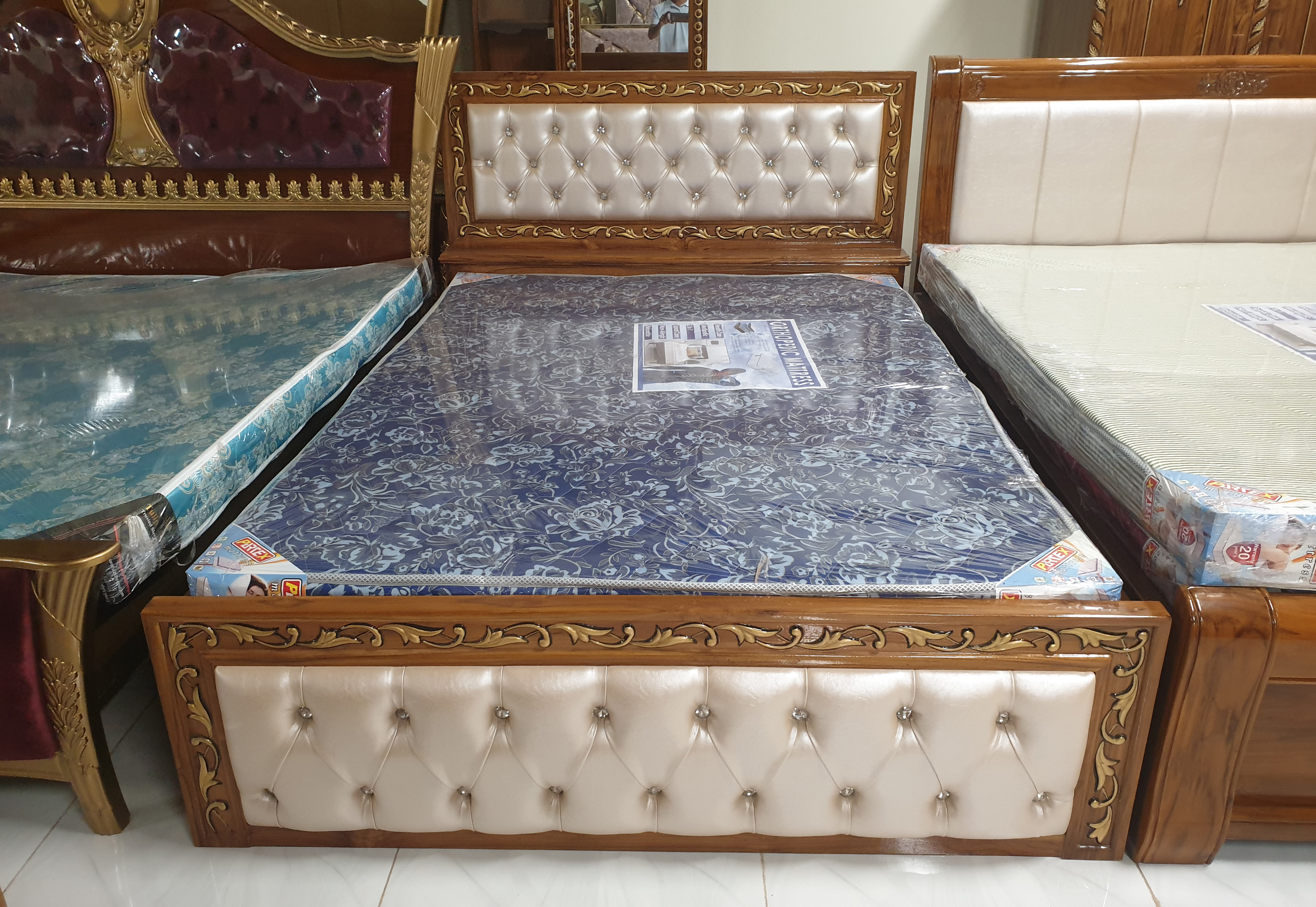 Luxury Upholstered Double Bed