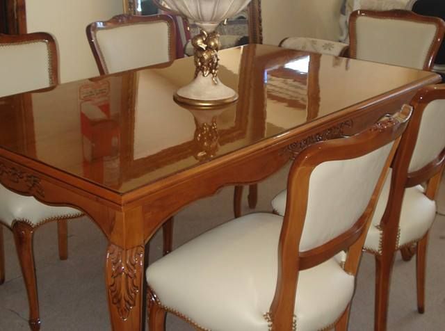 Wooden dining table set