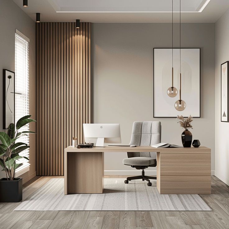 Modern Executive Office Desk