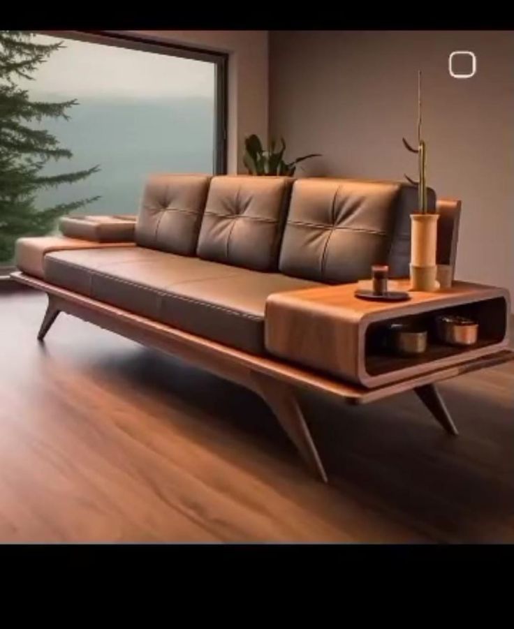 Modern Wooden Sofa