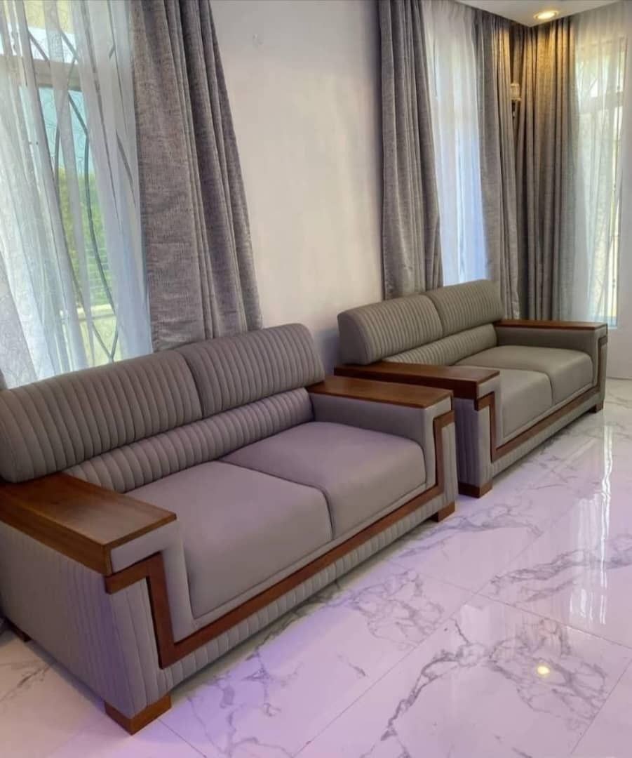 Modern Gray Sofa Set