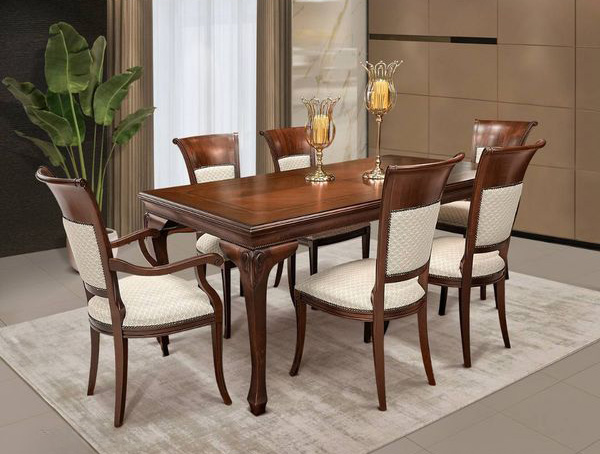 Elegant Wooden Dining Set