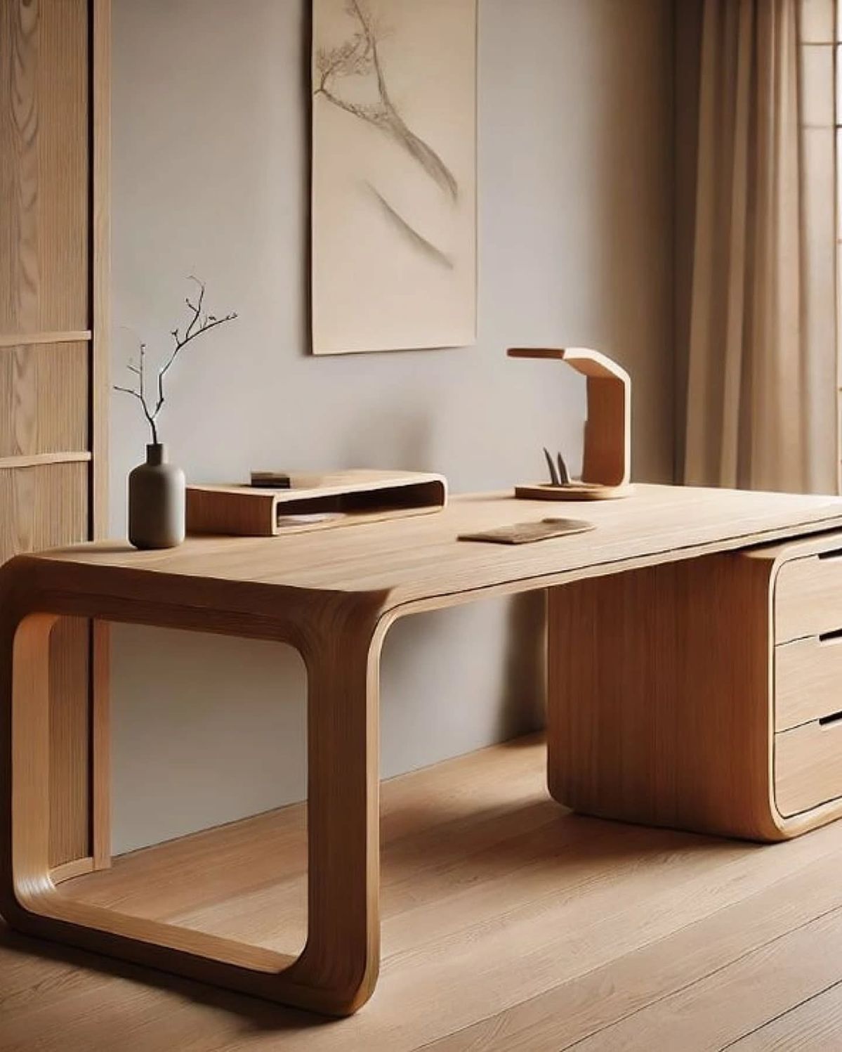 Modern Wooden Office Desk