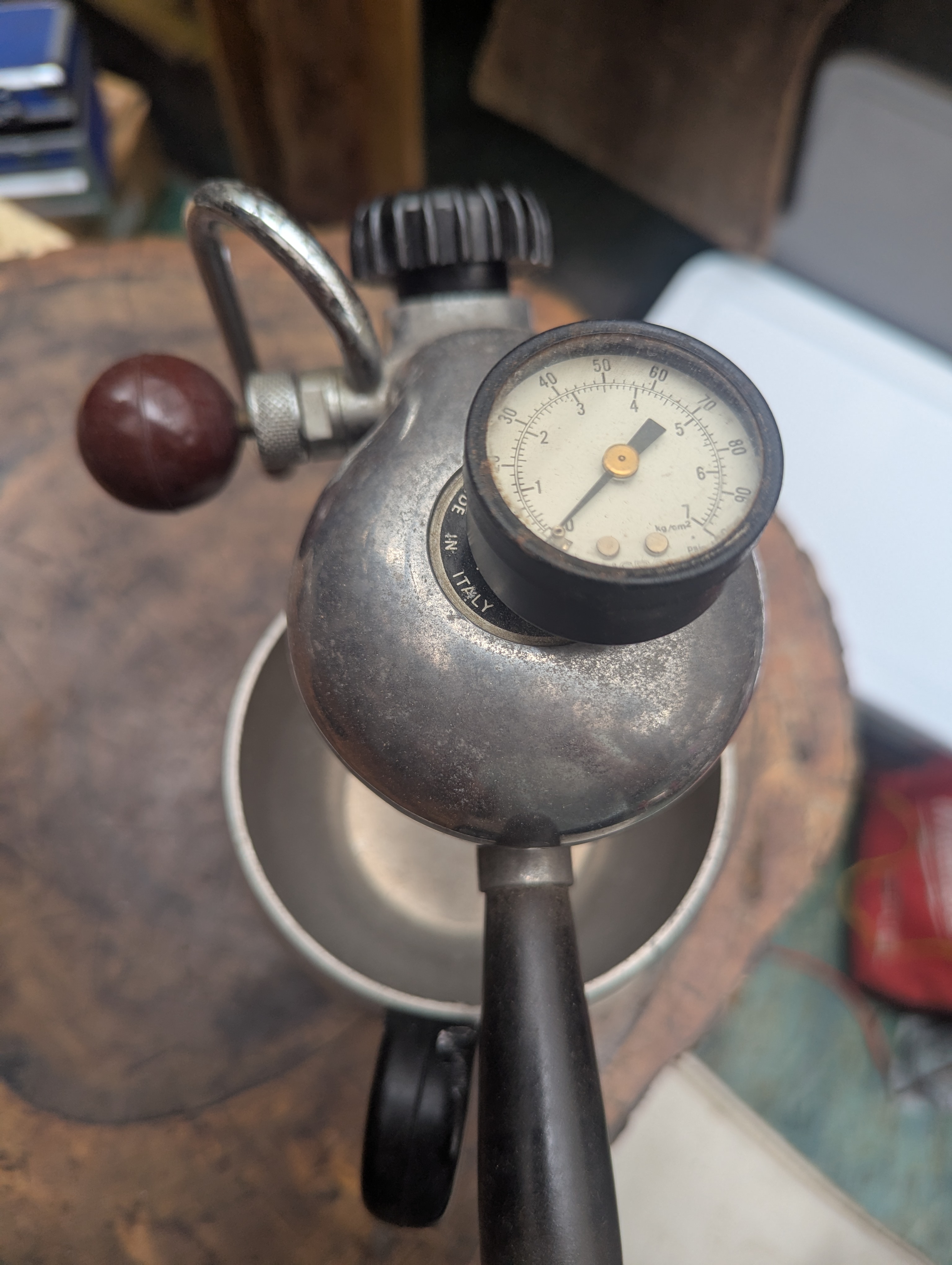 Atomic Espresso Maker, Polished Aluminum