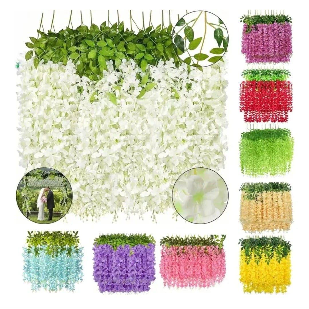 Guirnaldas de flores artificiales