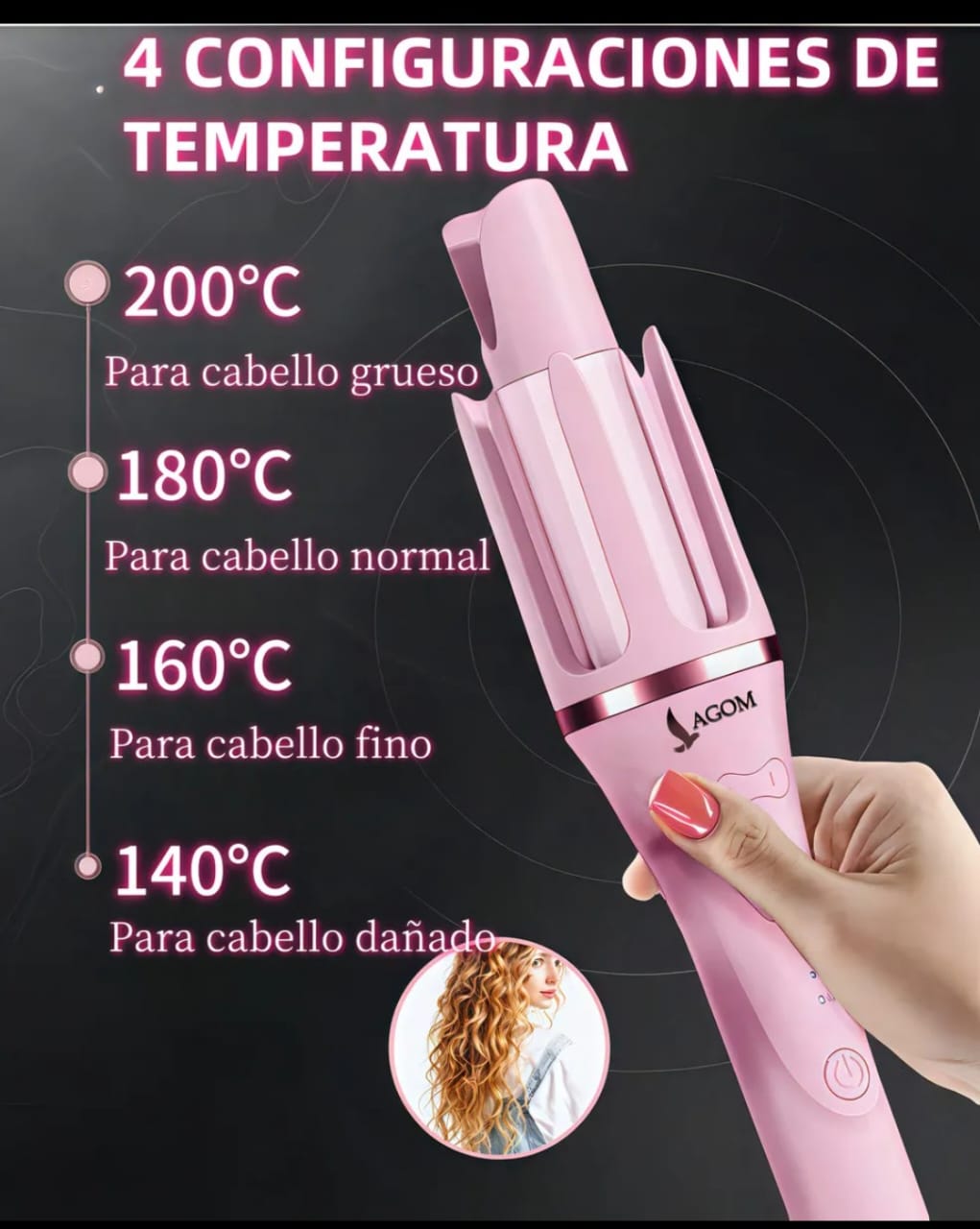 Rizador de cabello automático