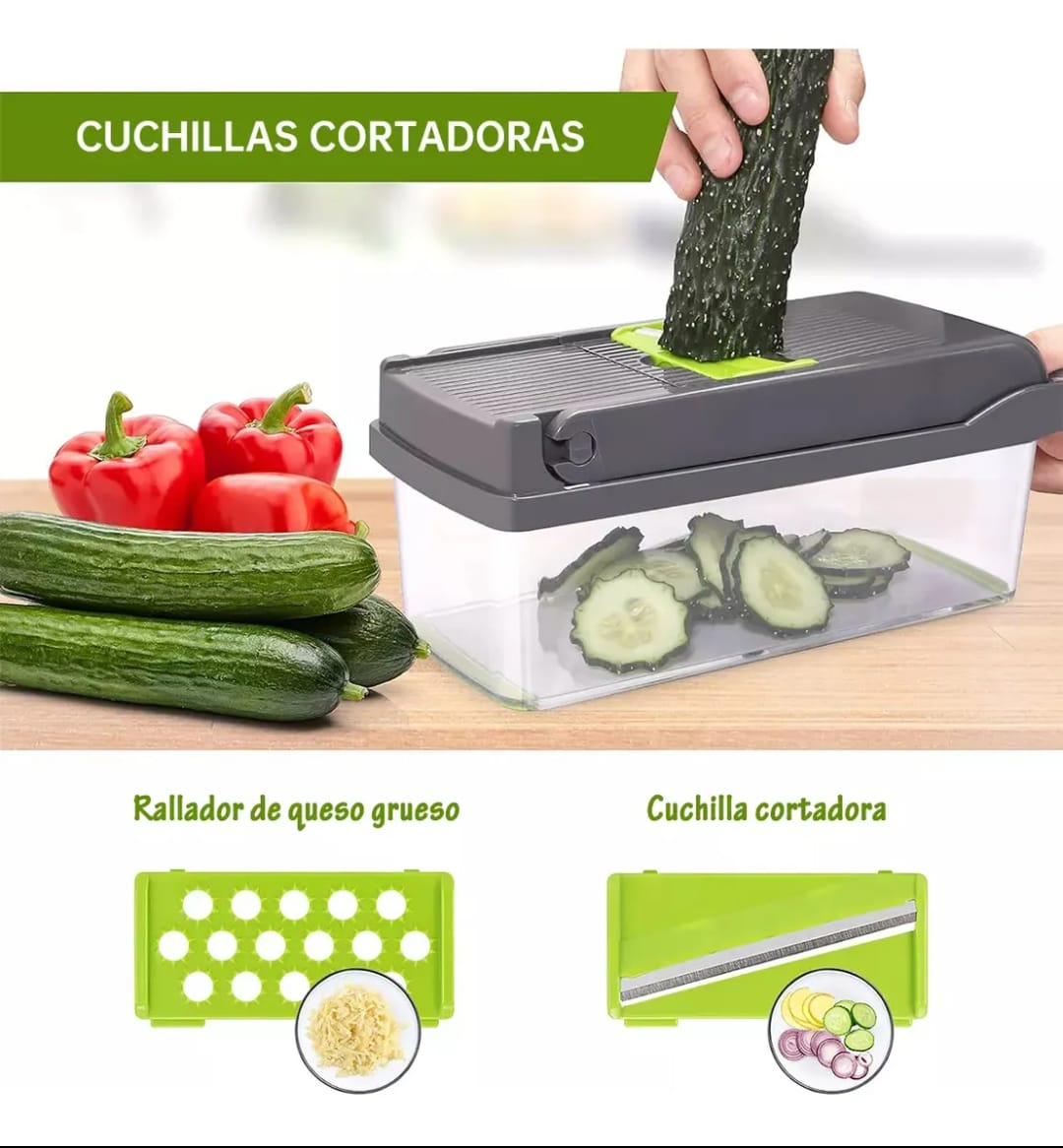 Cortador de verduras multifuncional