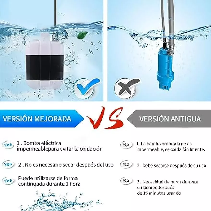 Ducha portátil eléctrica