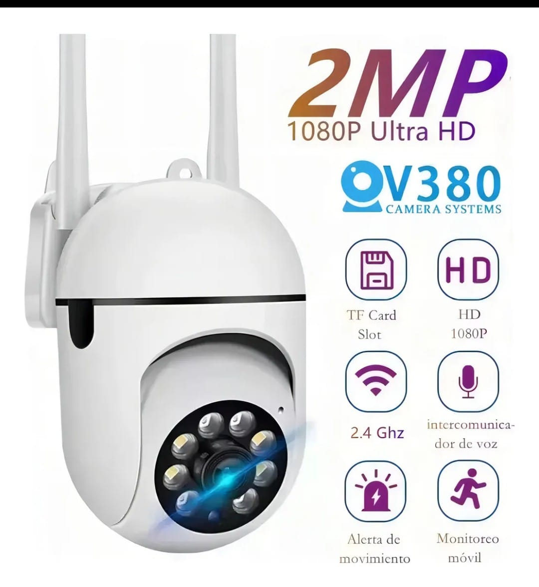 Cámara de seguridad 2 pz