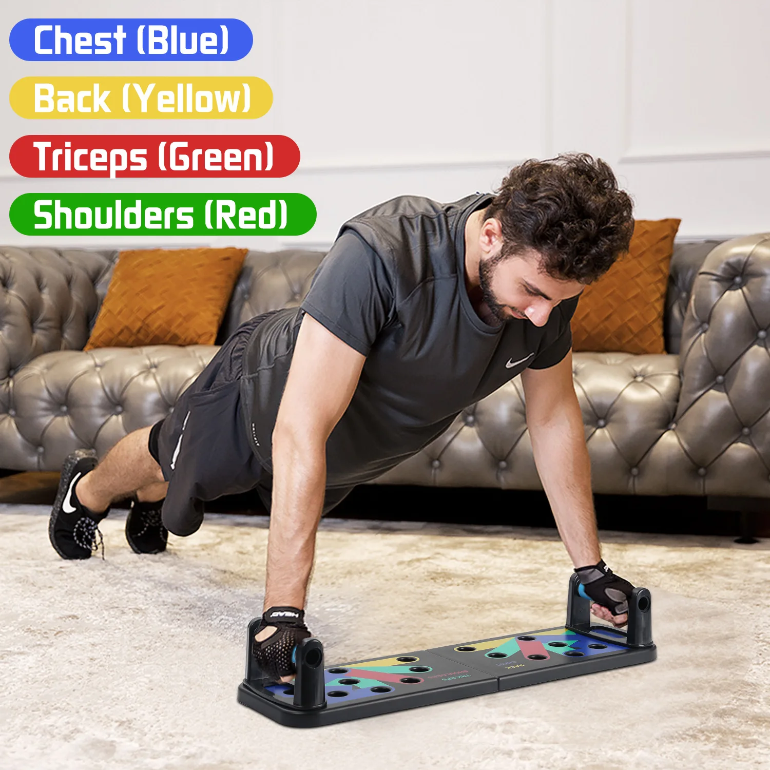 Tabla de flexiones multifuncional