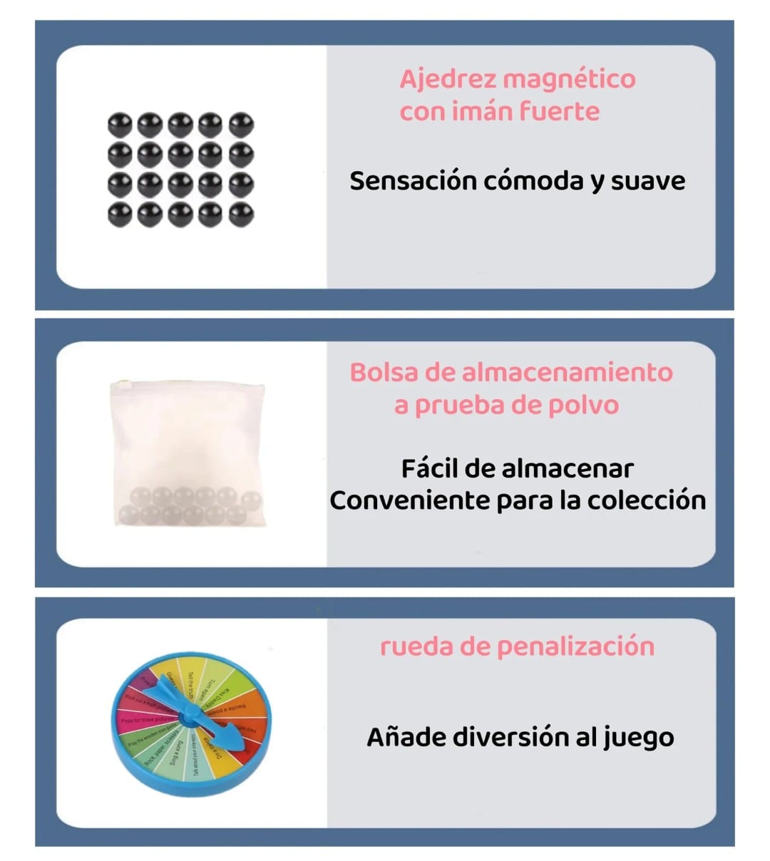 Juego de mesa batalla magnético