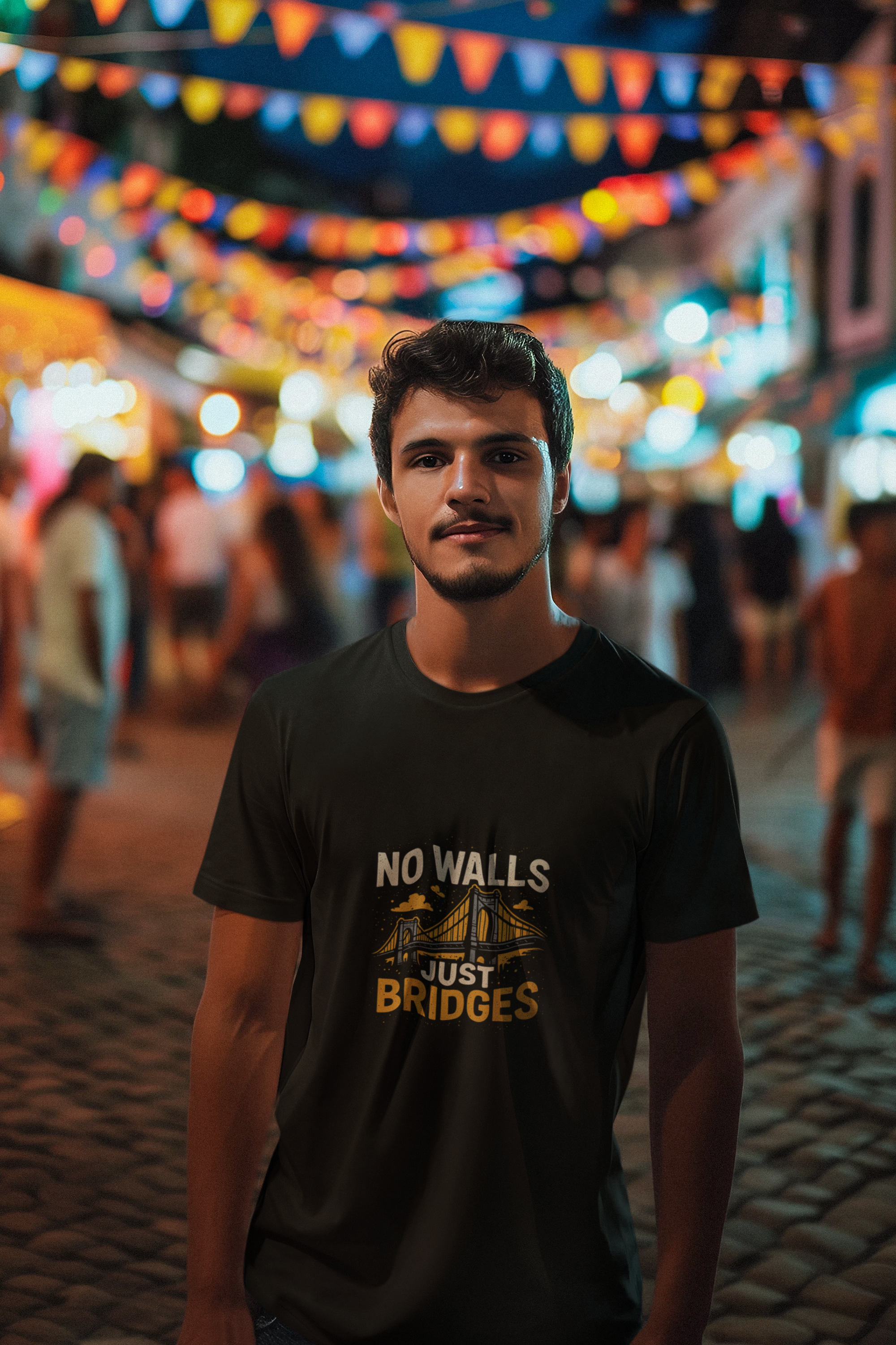 No Walls Just Bridges T-shirt