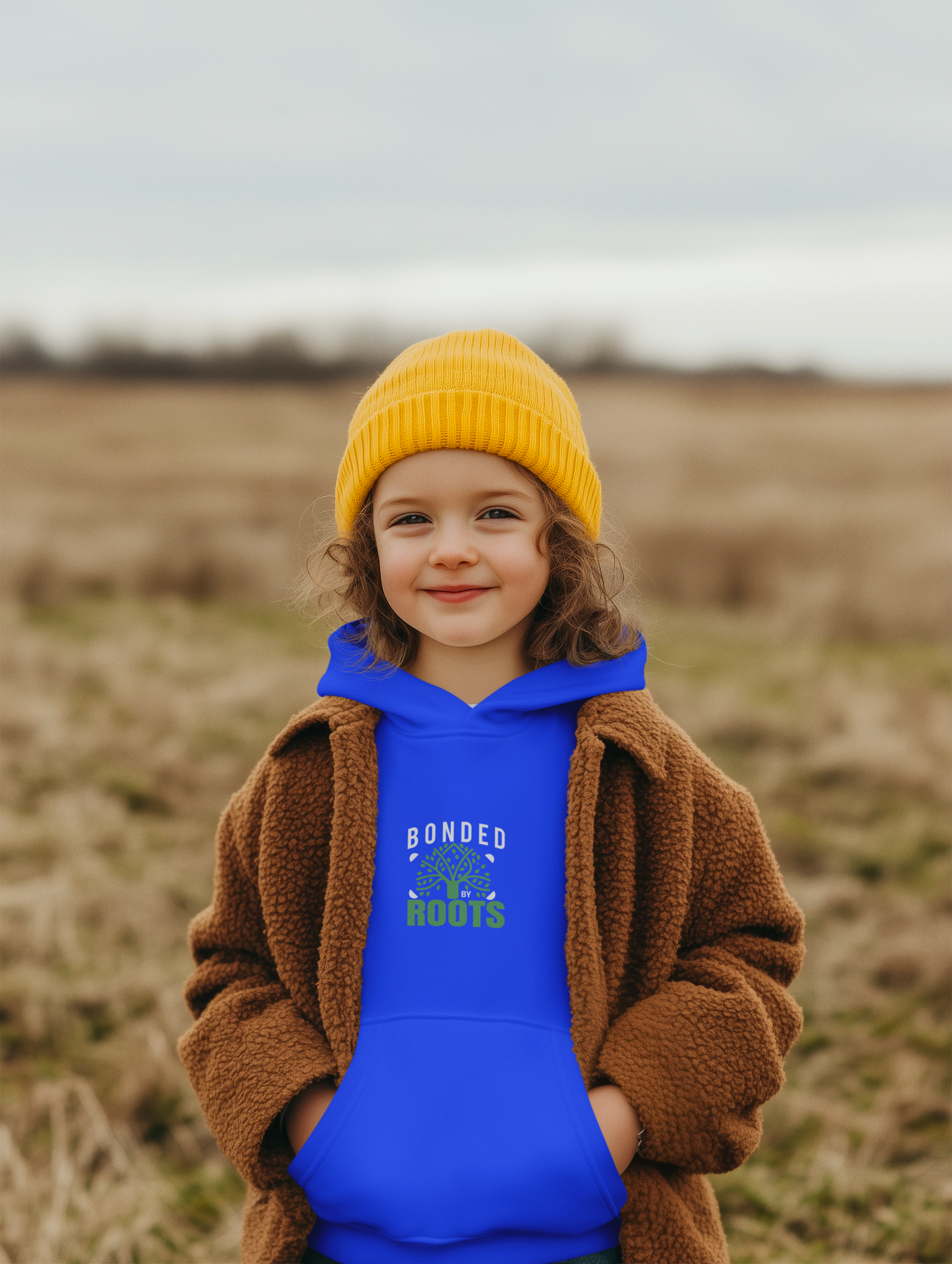 Blue 'Bonded by Roots' Hoodie