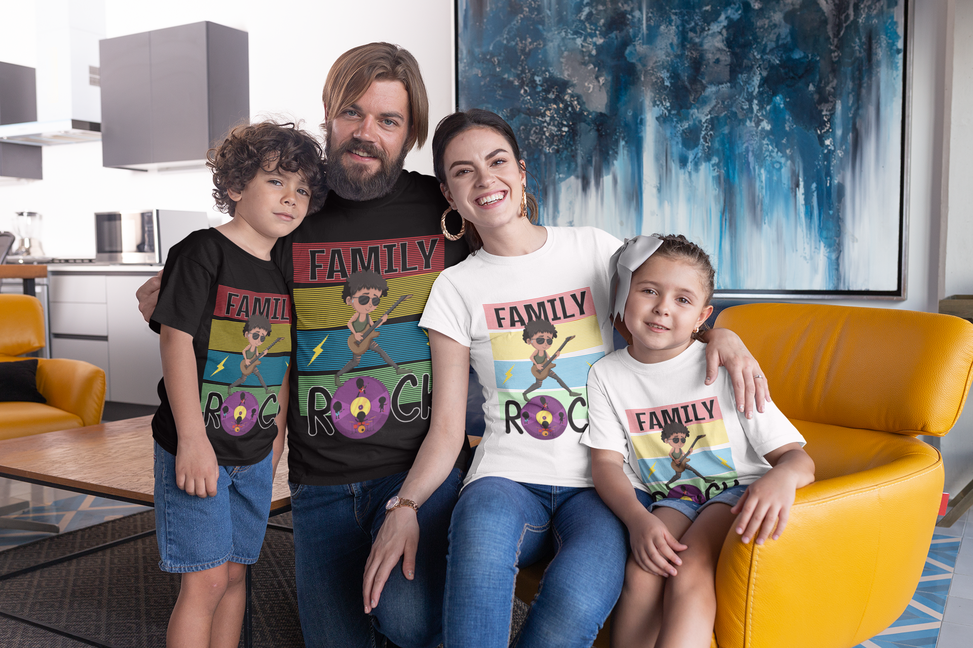 Family Rock Matching T-Shirts