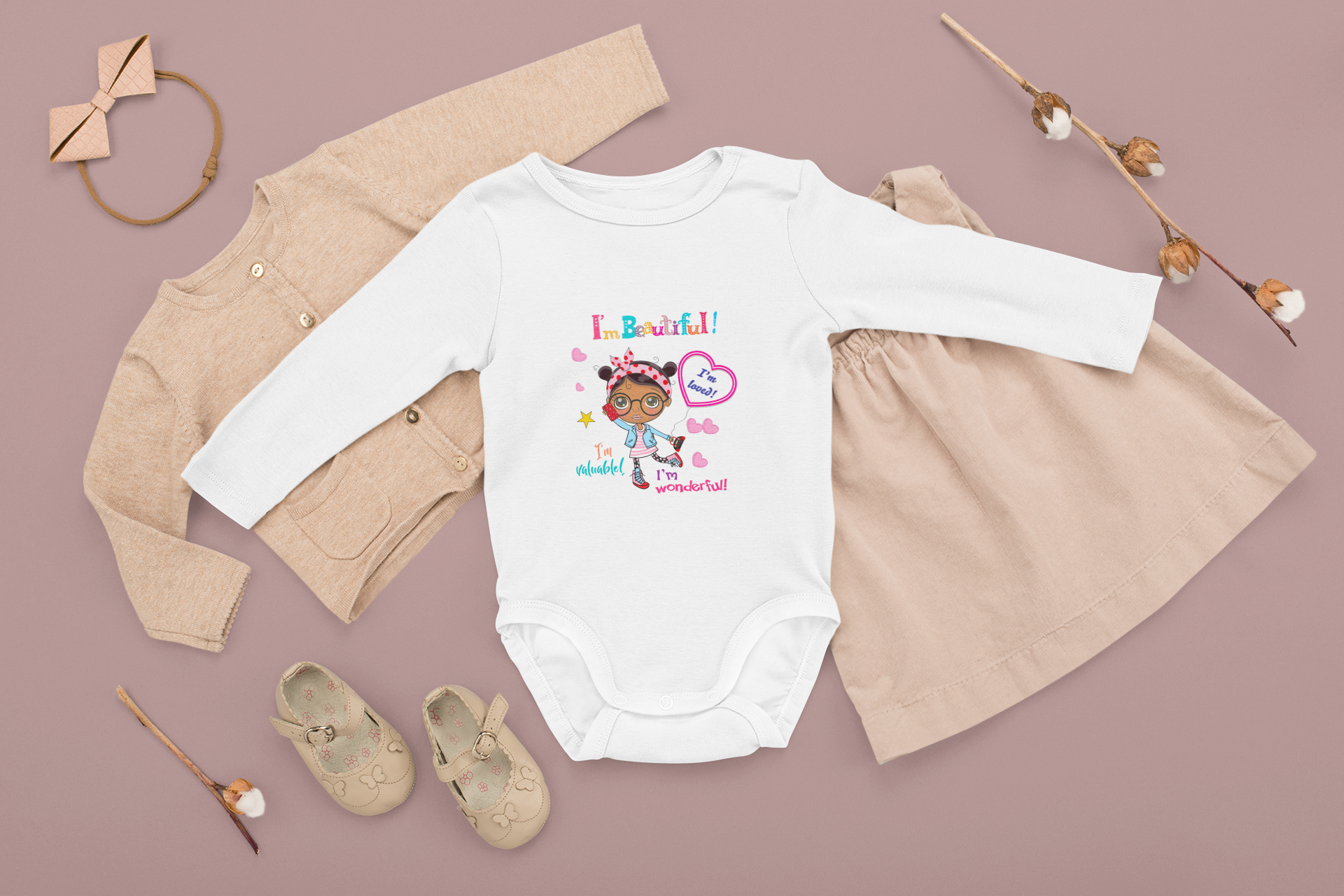 Pink Baby Bodysuit