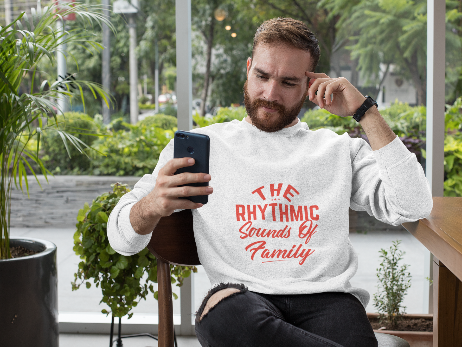 The Rhythmic Sounds Of Family Sweatshirt
