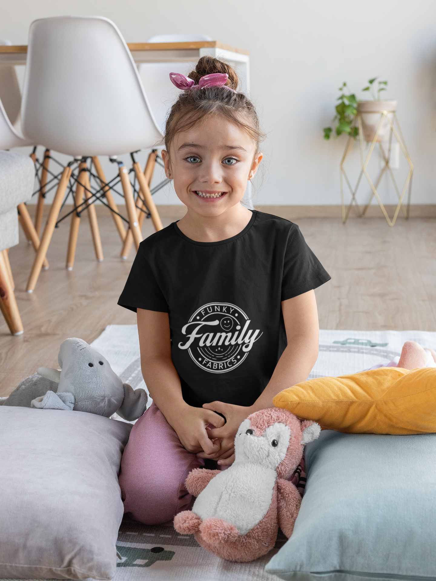 Black Graphic Family T-Shirt