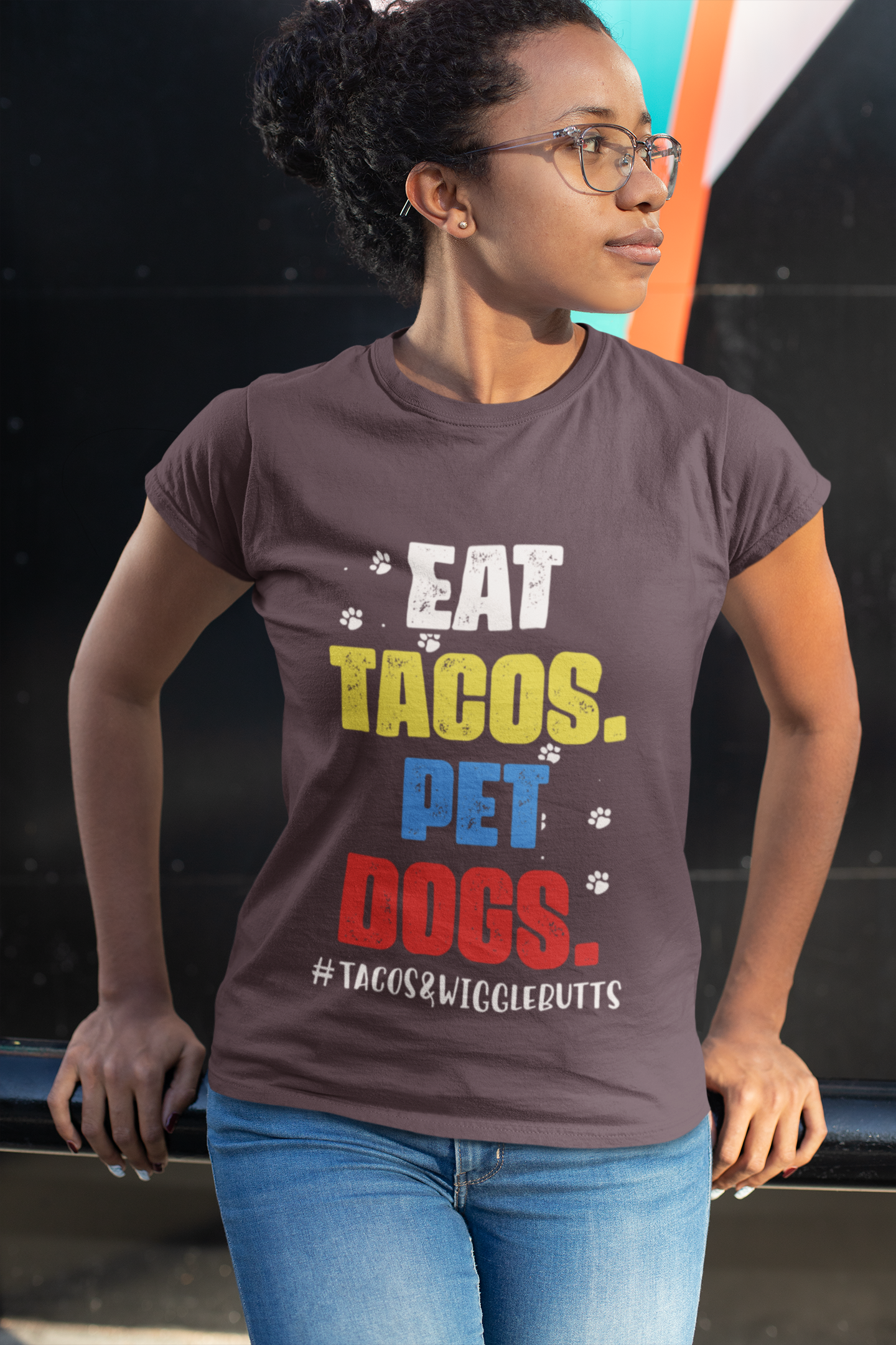 Eat Tacos Pet Dogs T-Shirts