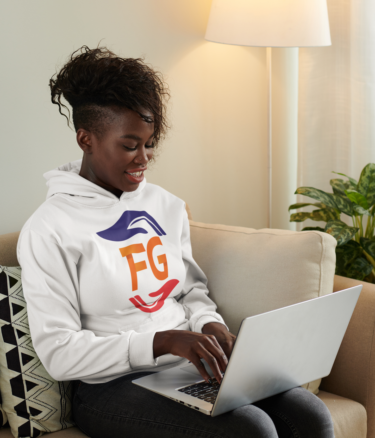 FG Logo Mint Hoodie