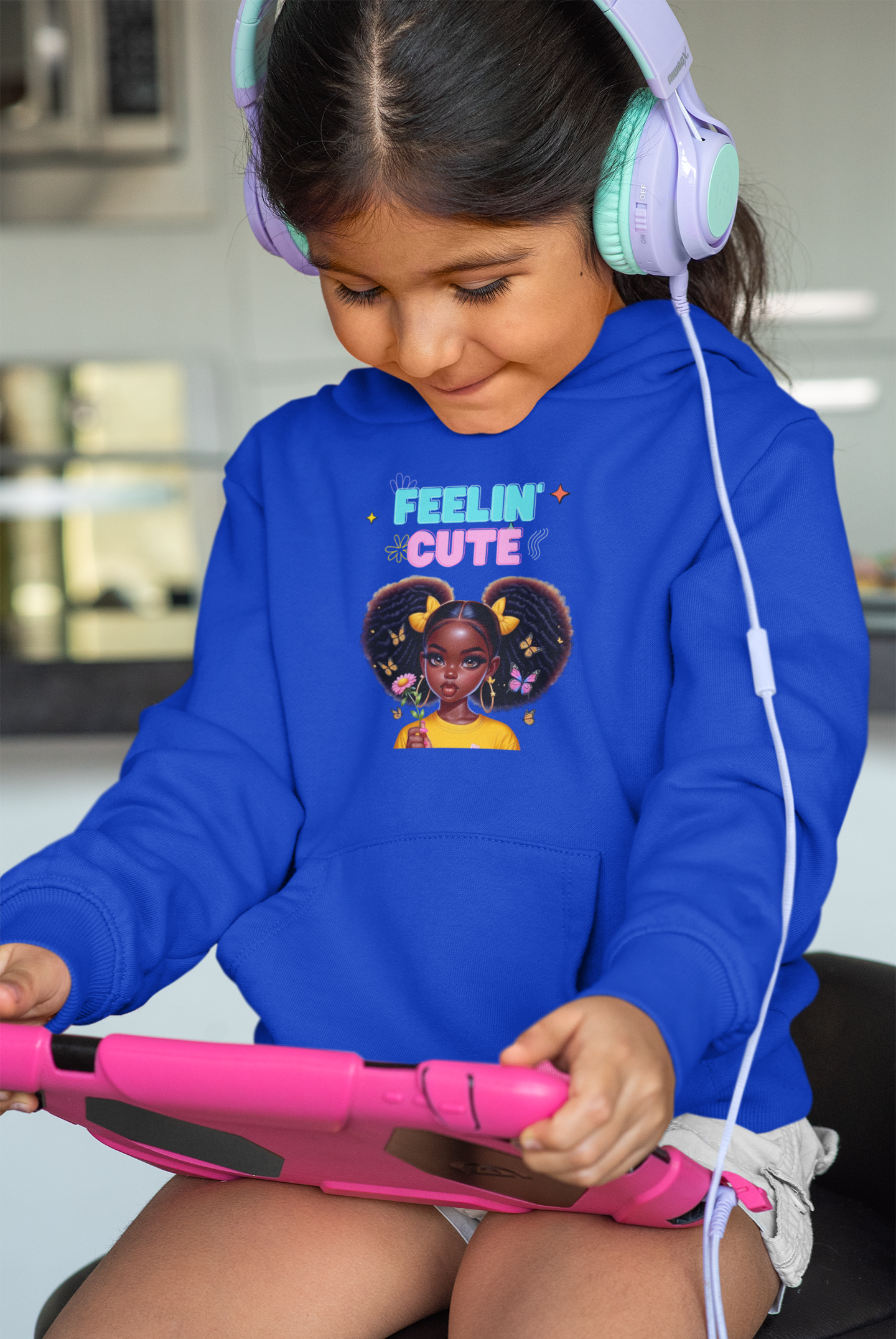 Feelin' Cute Kids Hoodie