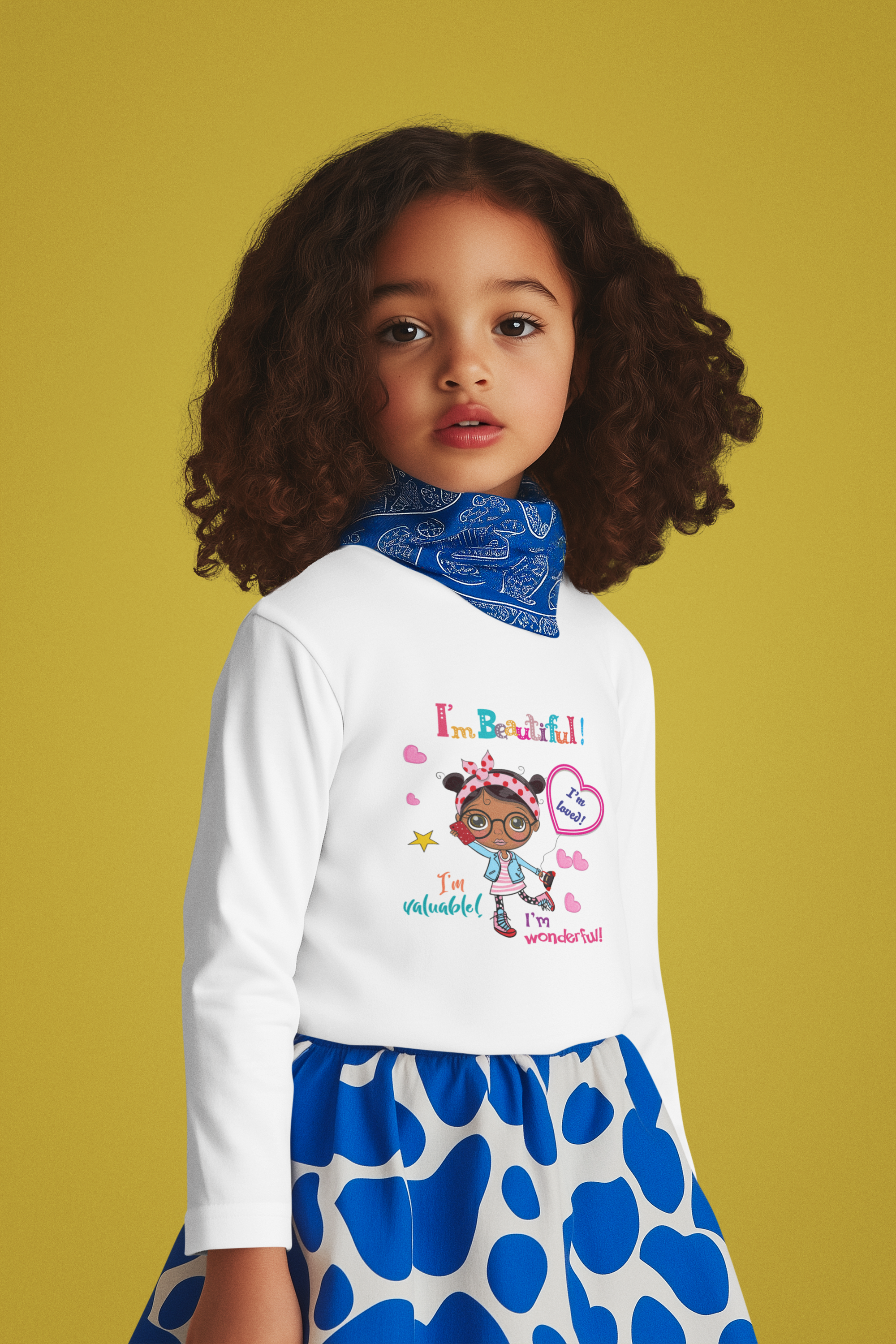 Girls' I am Beautiful Long Sleeve T-Shirt