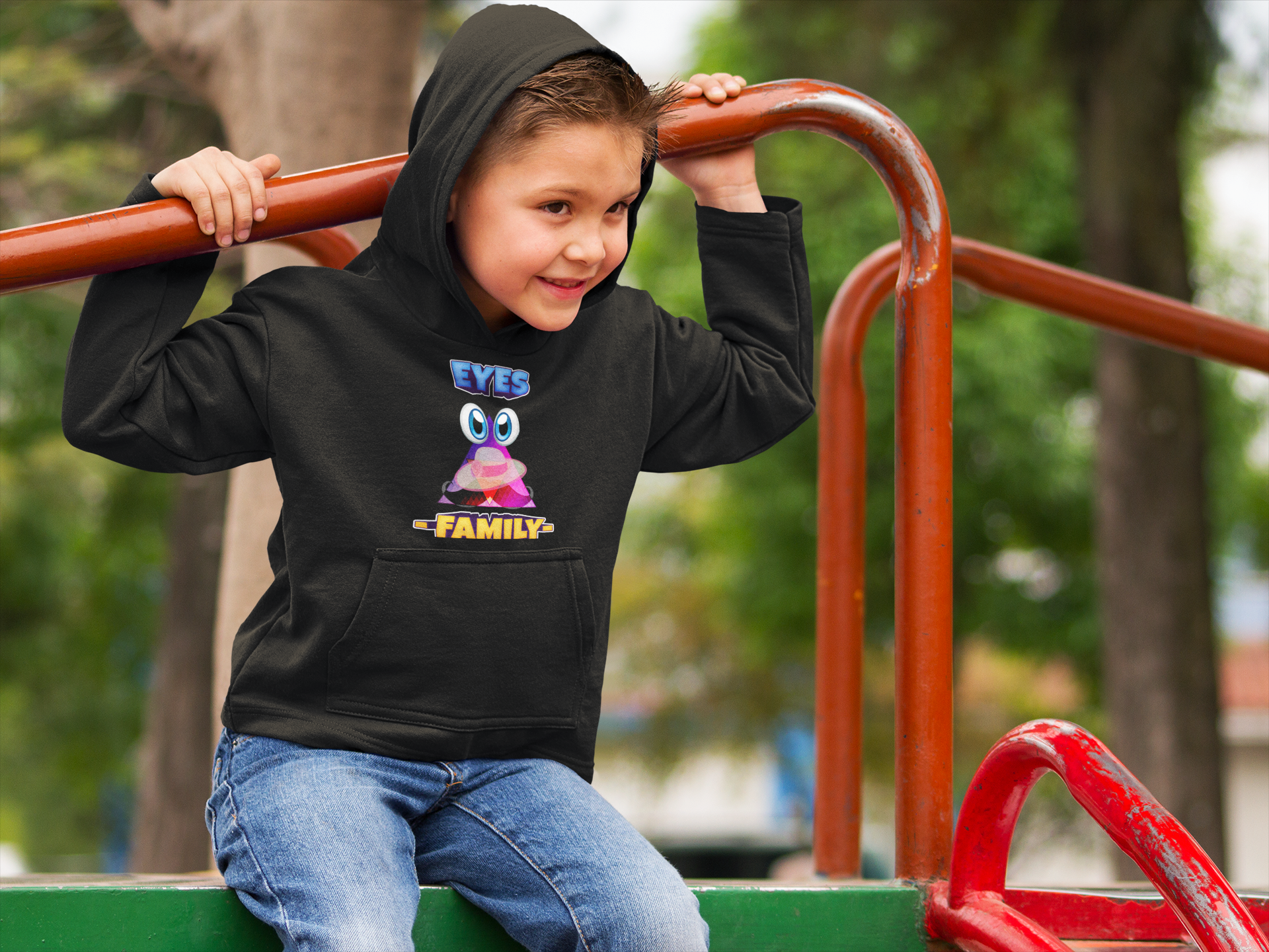 Eyes for Family Kids Hoodie