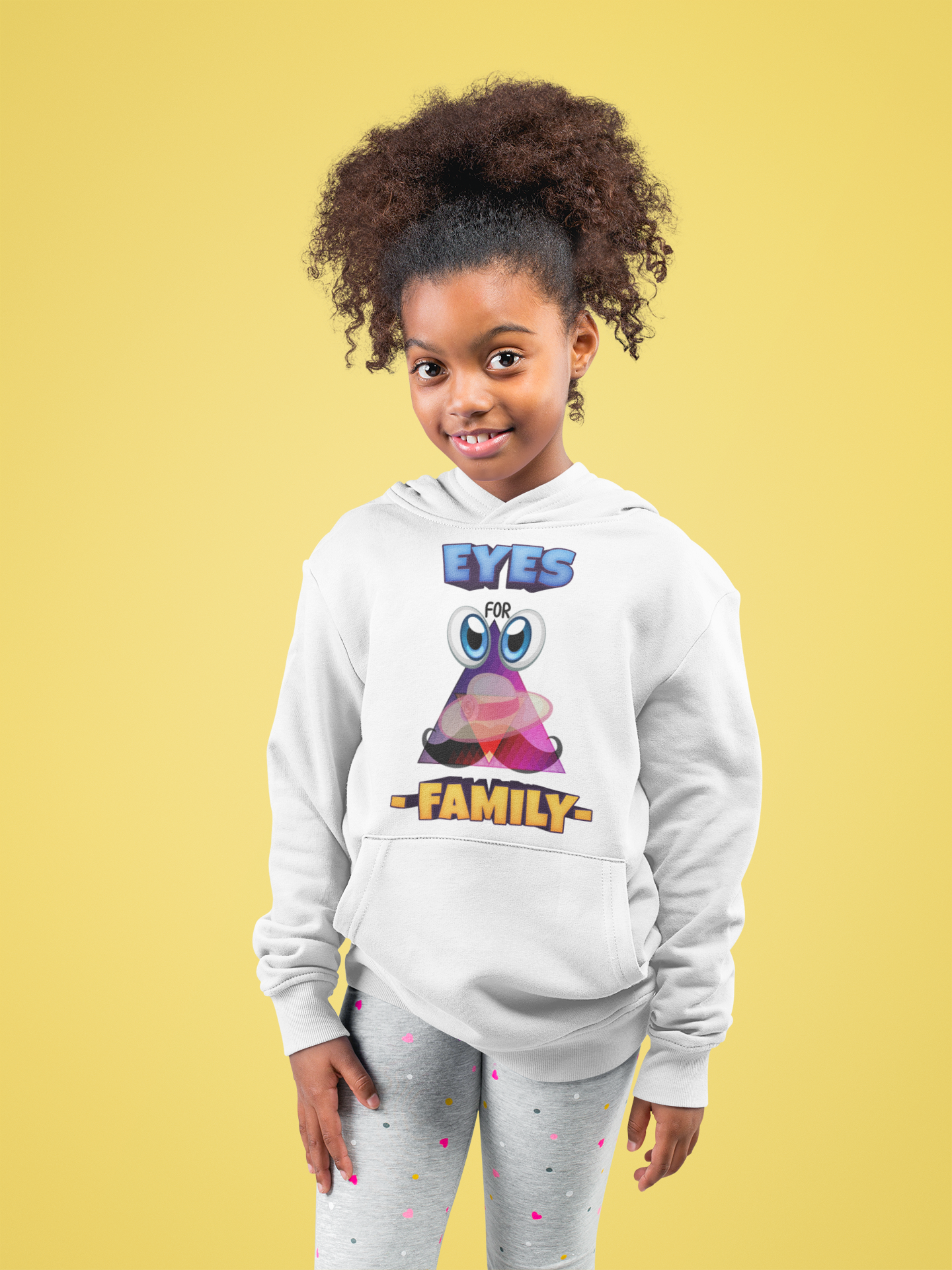 Kids Cartoon Purple Hoodie