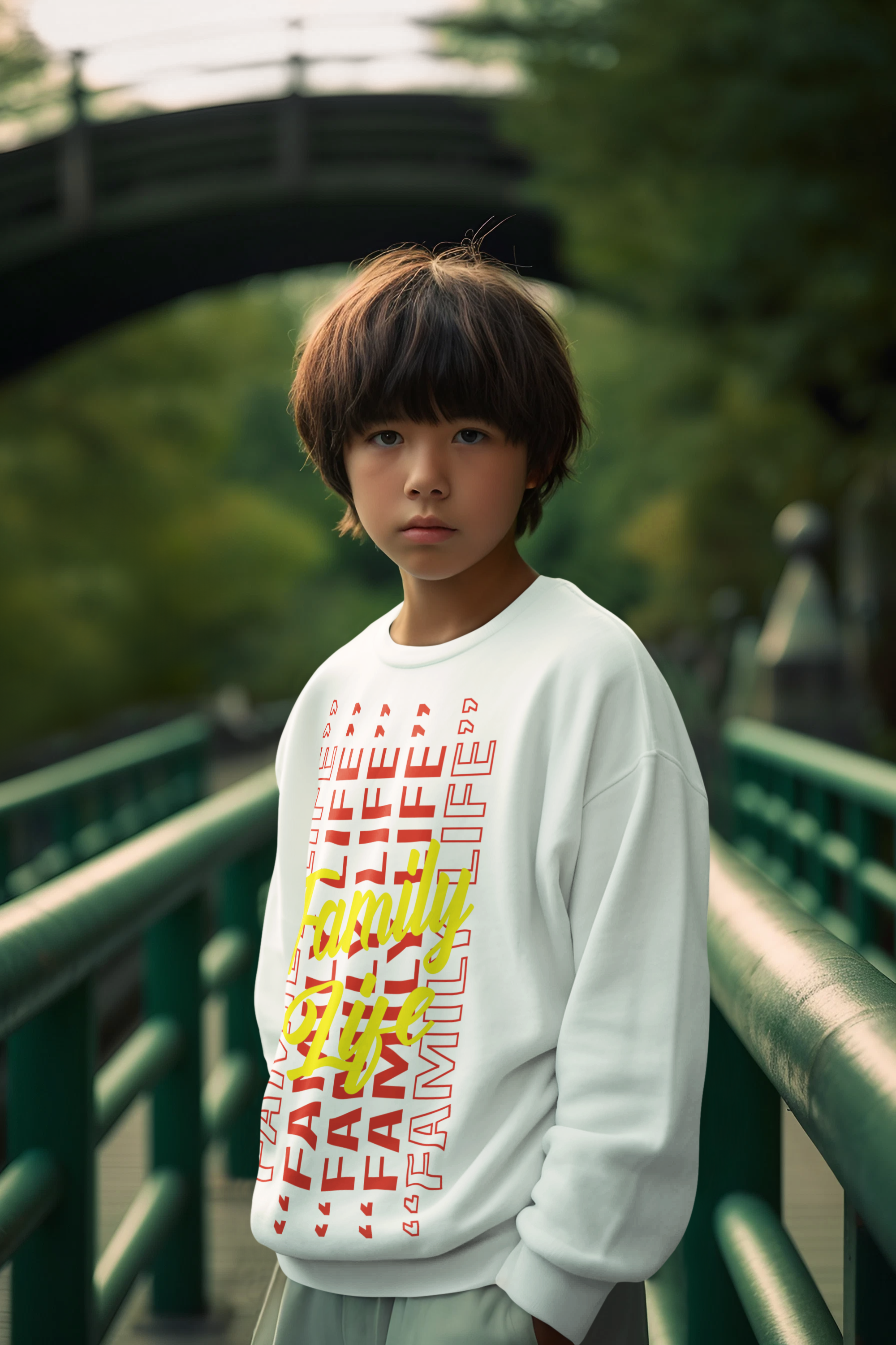 Family Life Graphic Sweatshirt
