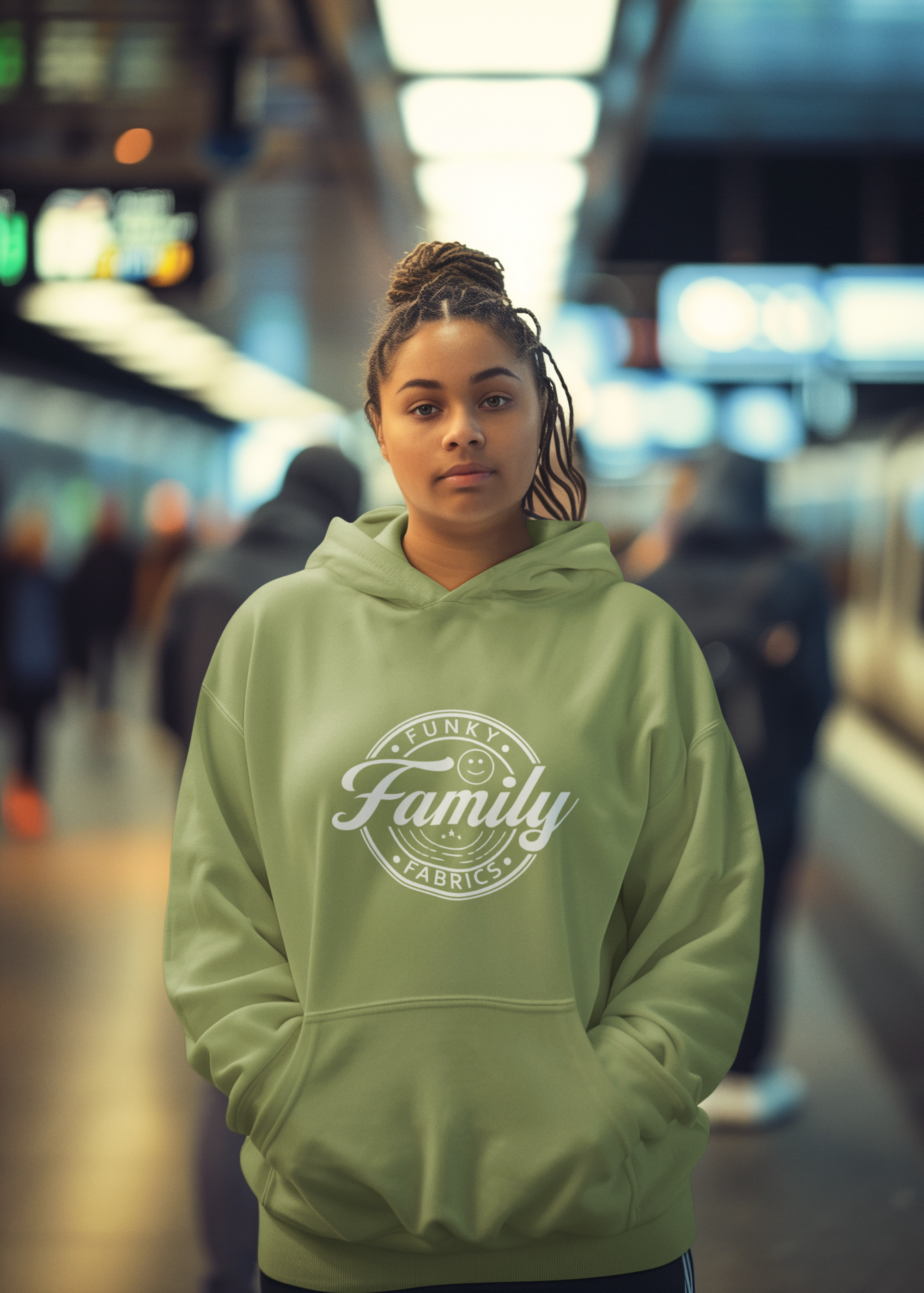 Funky Family Fabrics Hoodie