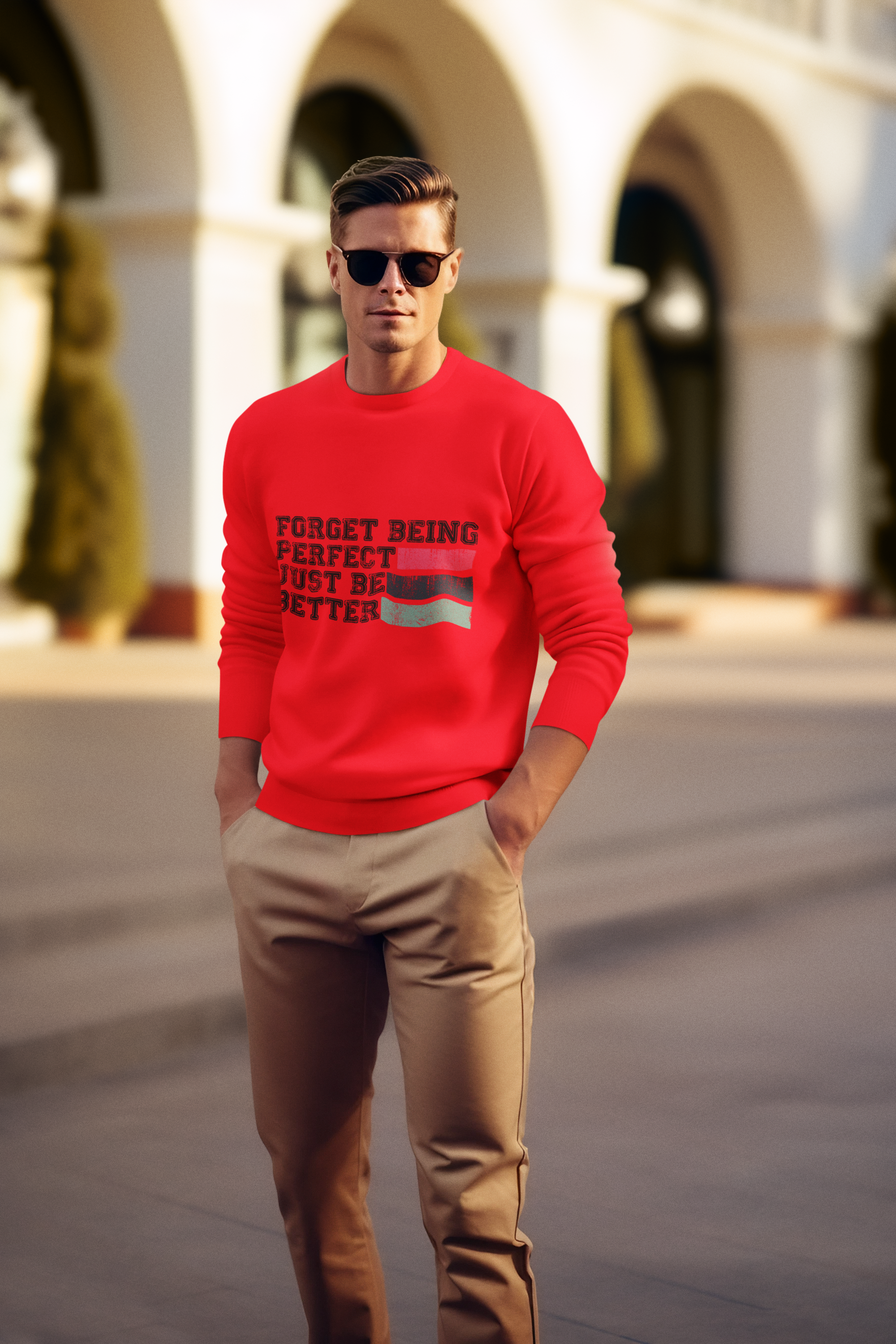 Inspirational Pink Sweatshirt