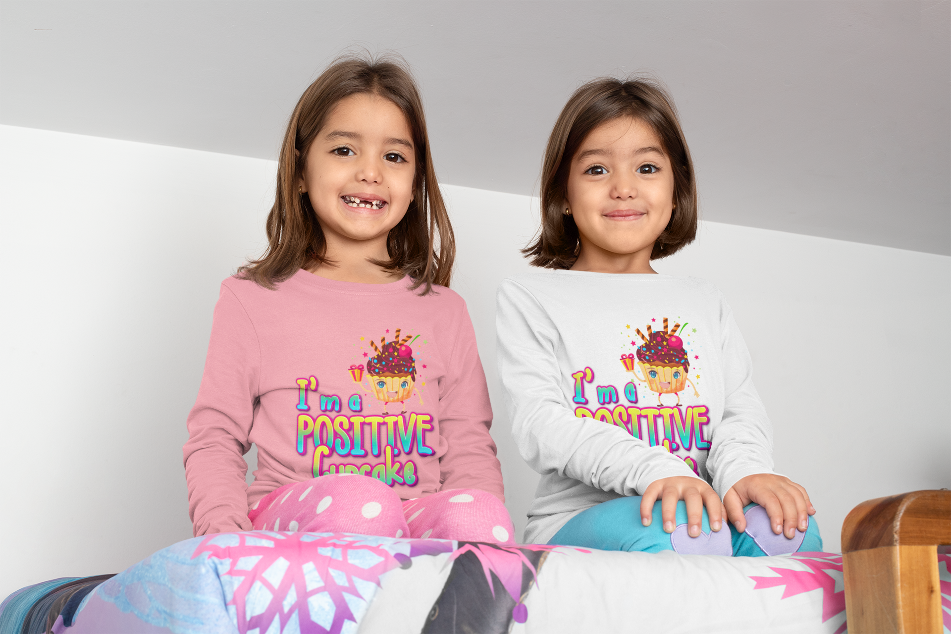 I'm a Positive Cupcake Kids Shirt