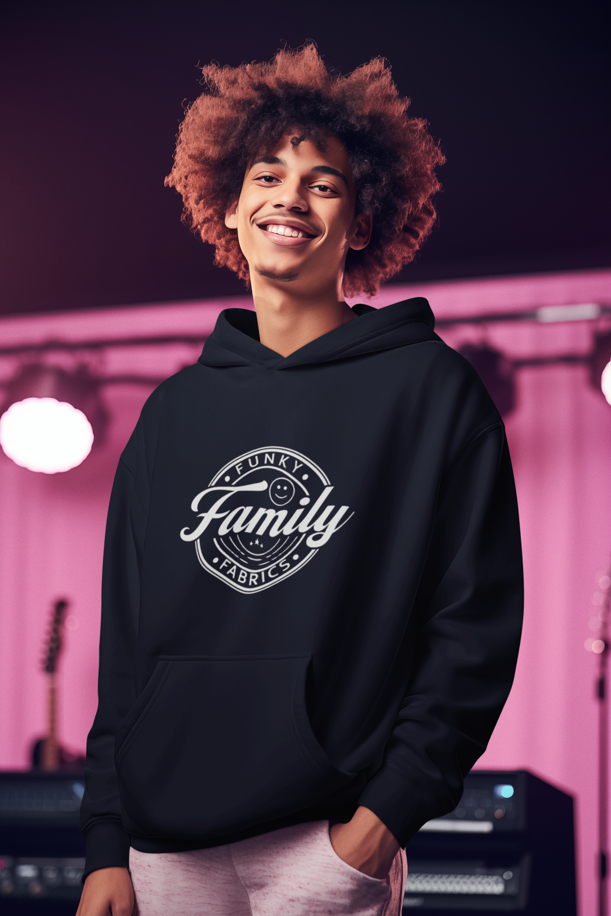 Funky Family Fabrics Hoodie