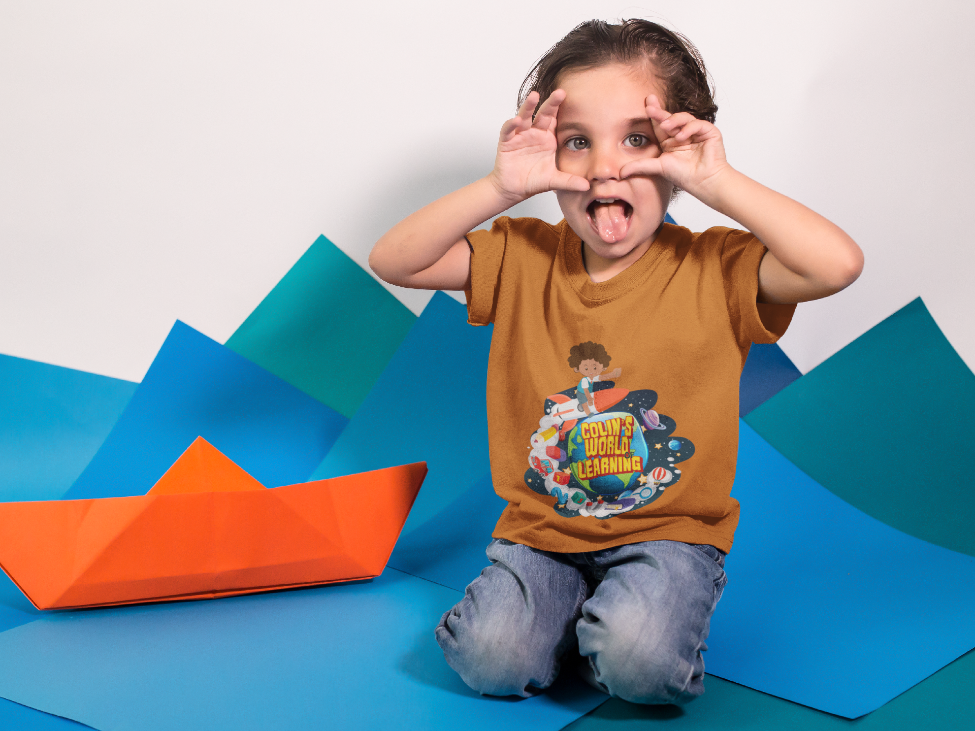 Colin's World of Learning Graphic T-Shirt